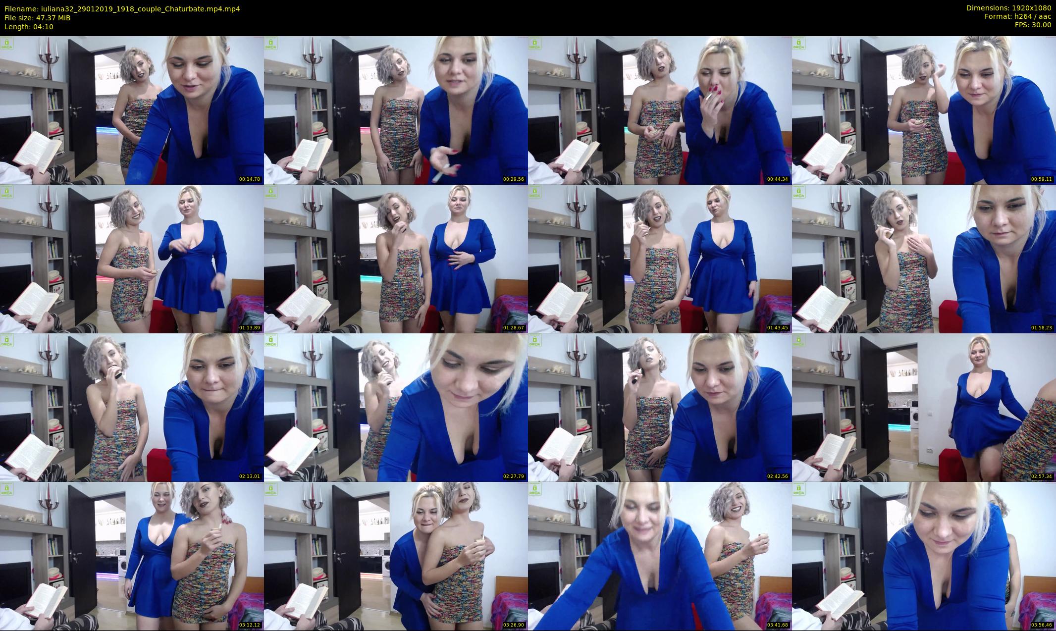 iuliana32 — 5 minute Chaturbate couple cam show recording, 1080p, Jan 29, 2019