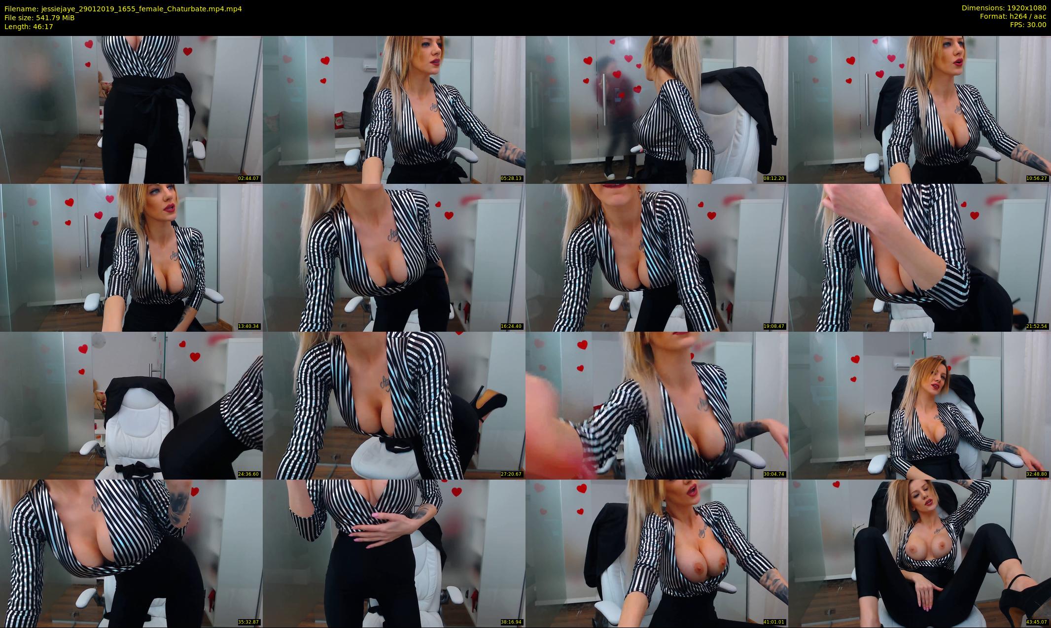 jessiejaye — 47 minute Chaturbate female cam show recording, 1080p, Jan 29, 2019