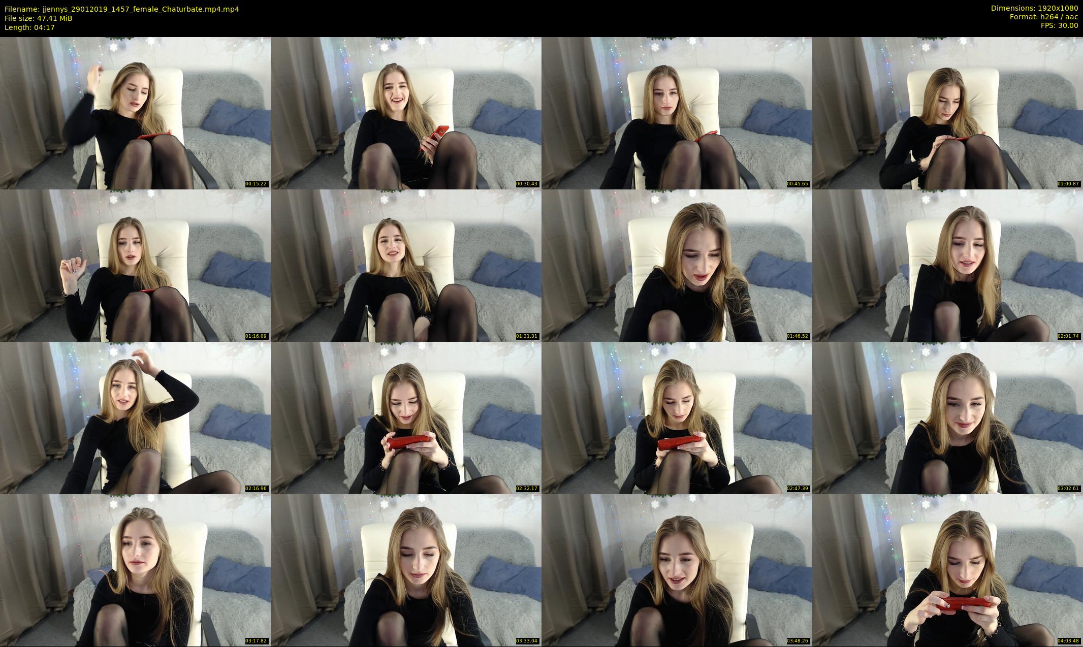 jjennys — 5 minute Chaturbate female cam show recording, 1080p, Jan 29, 2019