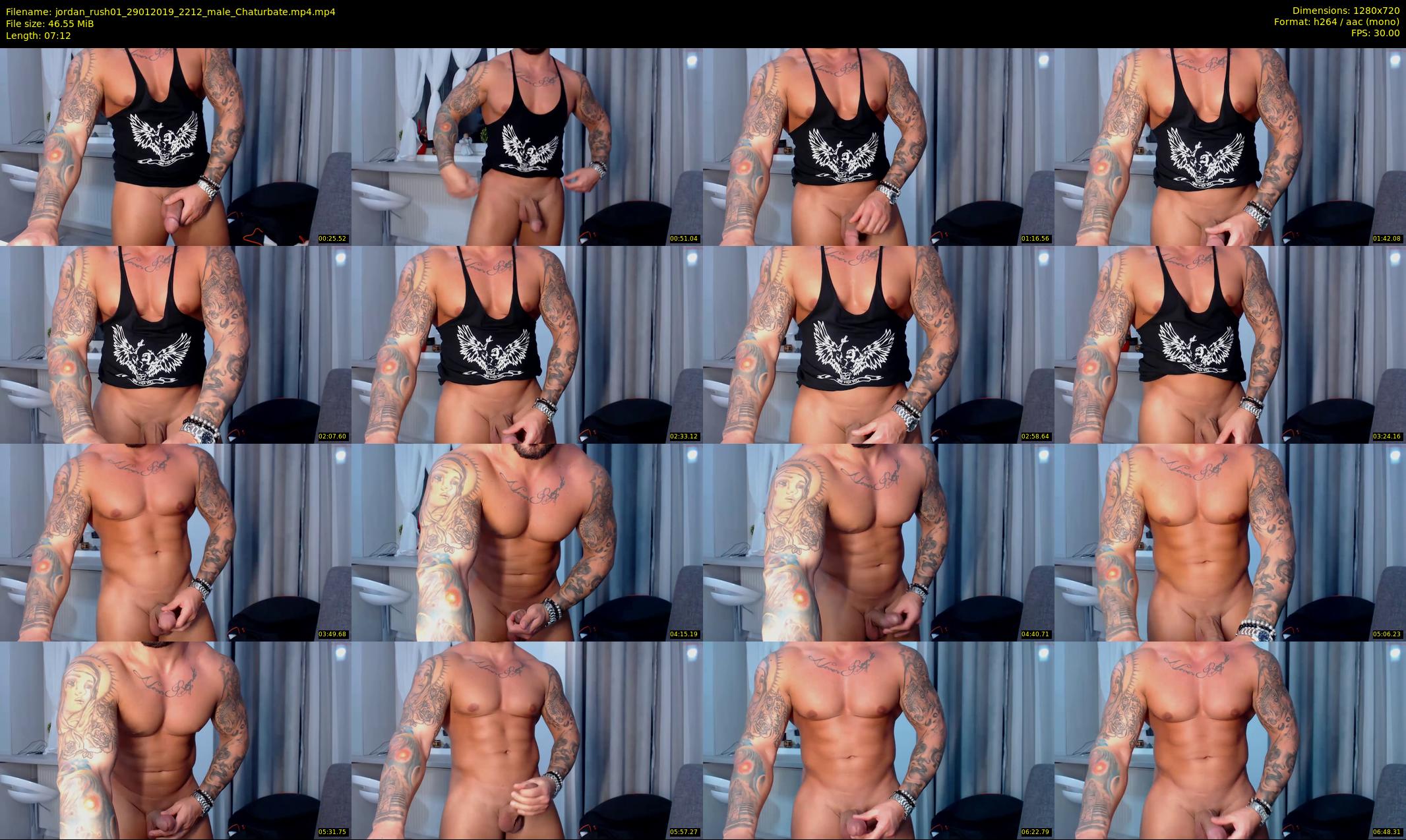 jordan_rush01 — 8 minute Chaturbate male cam show recording, 720p, Jan 29, 2019