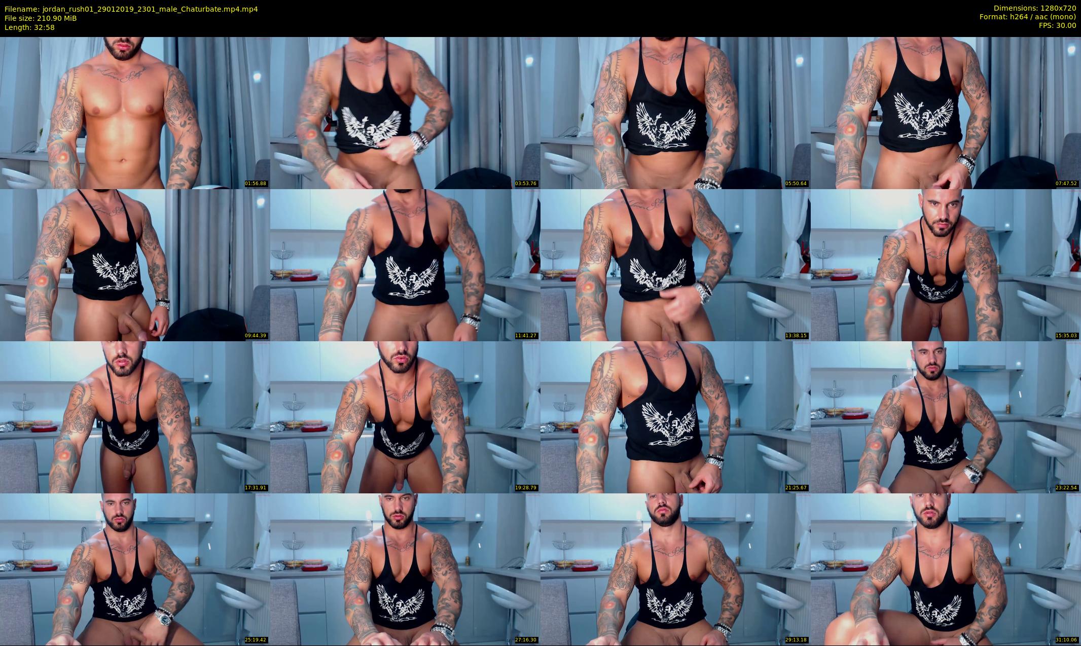 jordan_rush01 — 33 minute Chaturbate male cam show recording, 720p, Jan 29, 2019