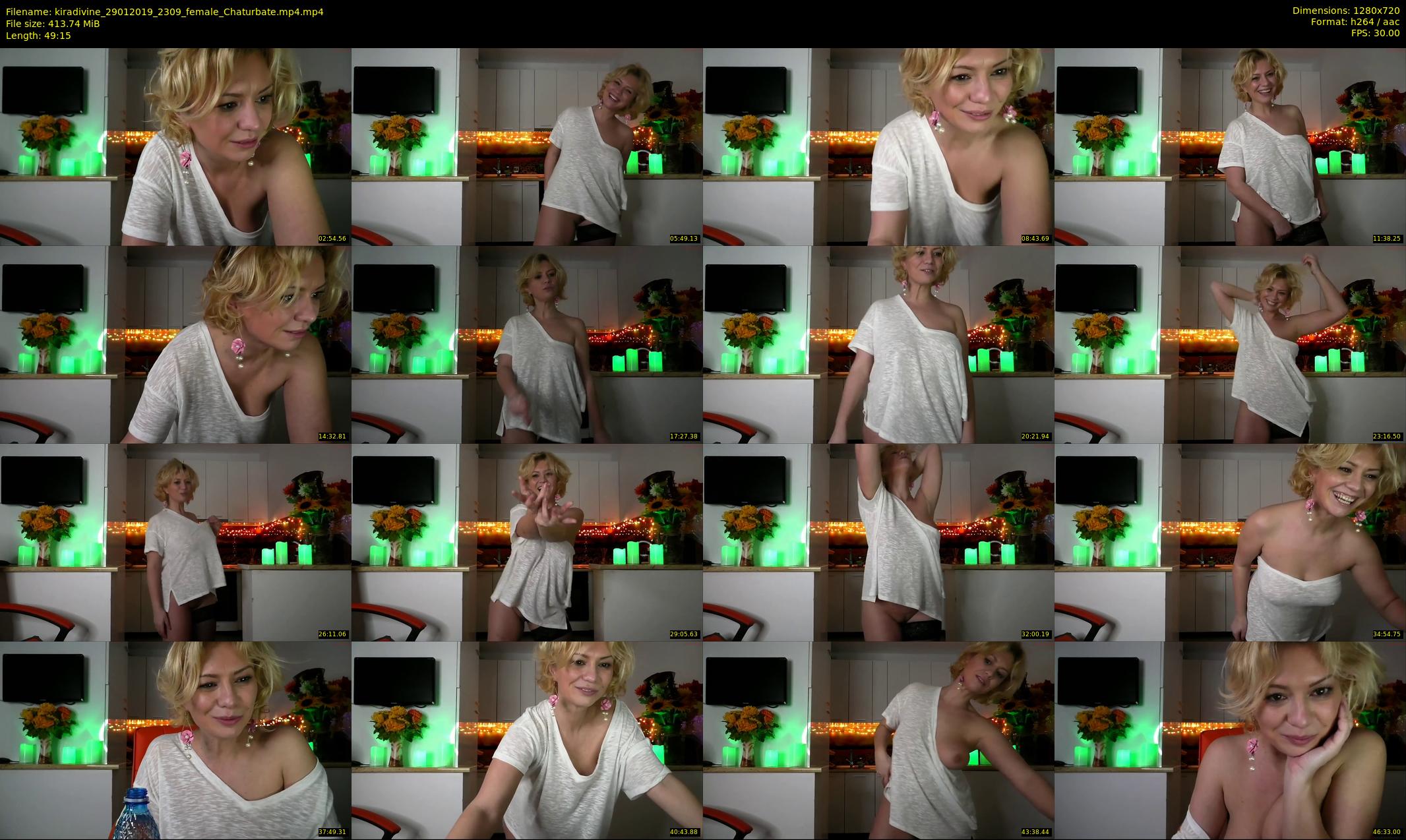 kiradivine — 50 minute Chaturbate female cam show recording, 720p, Jan 29, 2019