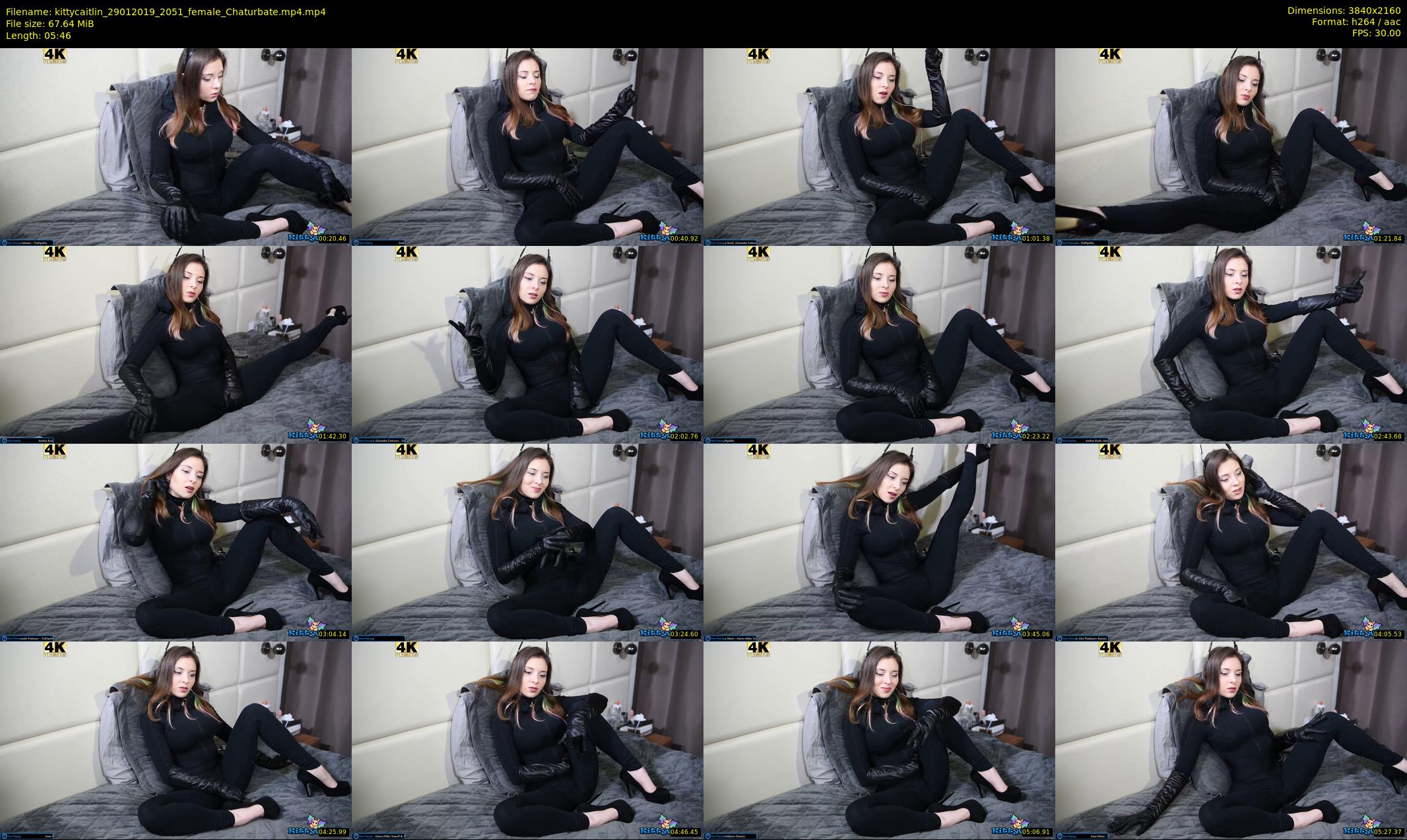 kittycaitlin — 6 minute Chaturbate female cam show recording, 4K, Jan 29, 2019