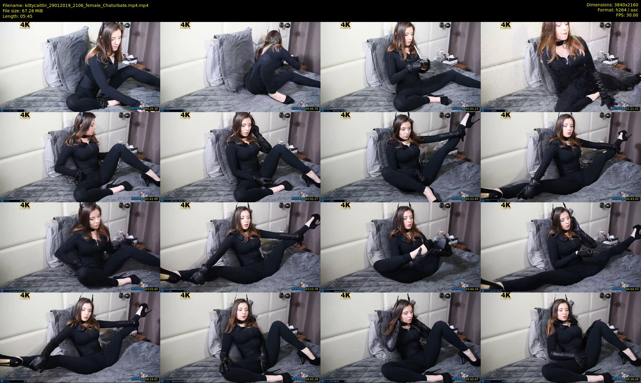 kittycaitlin — 6 minute Chaturbate female cam show recording, 4K, Jan 29, 2019