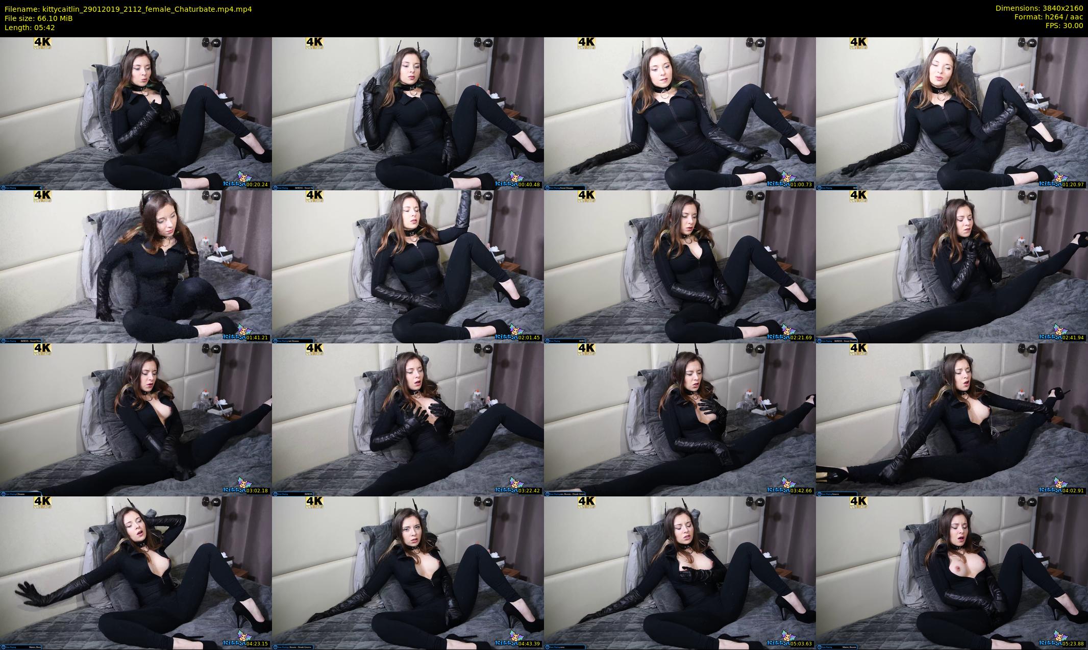 kittycaitlin — 6 minute Chaturbate female cam show recording, 4K, Jan 29, 2019