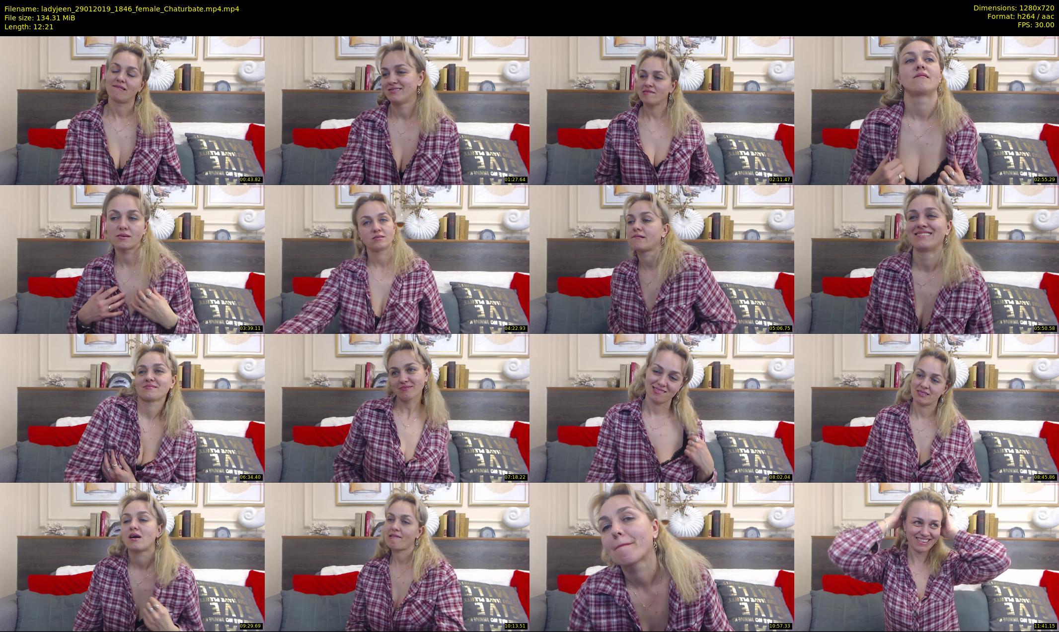 ladyjeen — 13 minute Chaturbate female cam show recording, 720p, Jan 29, 2019