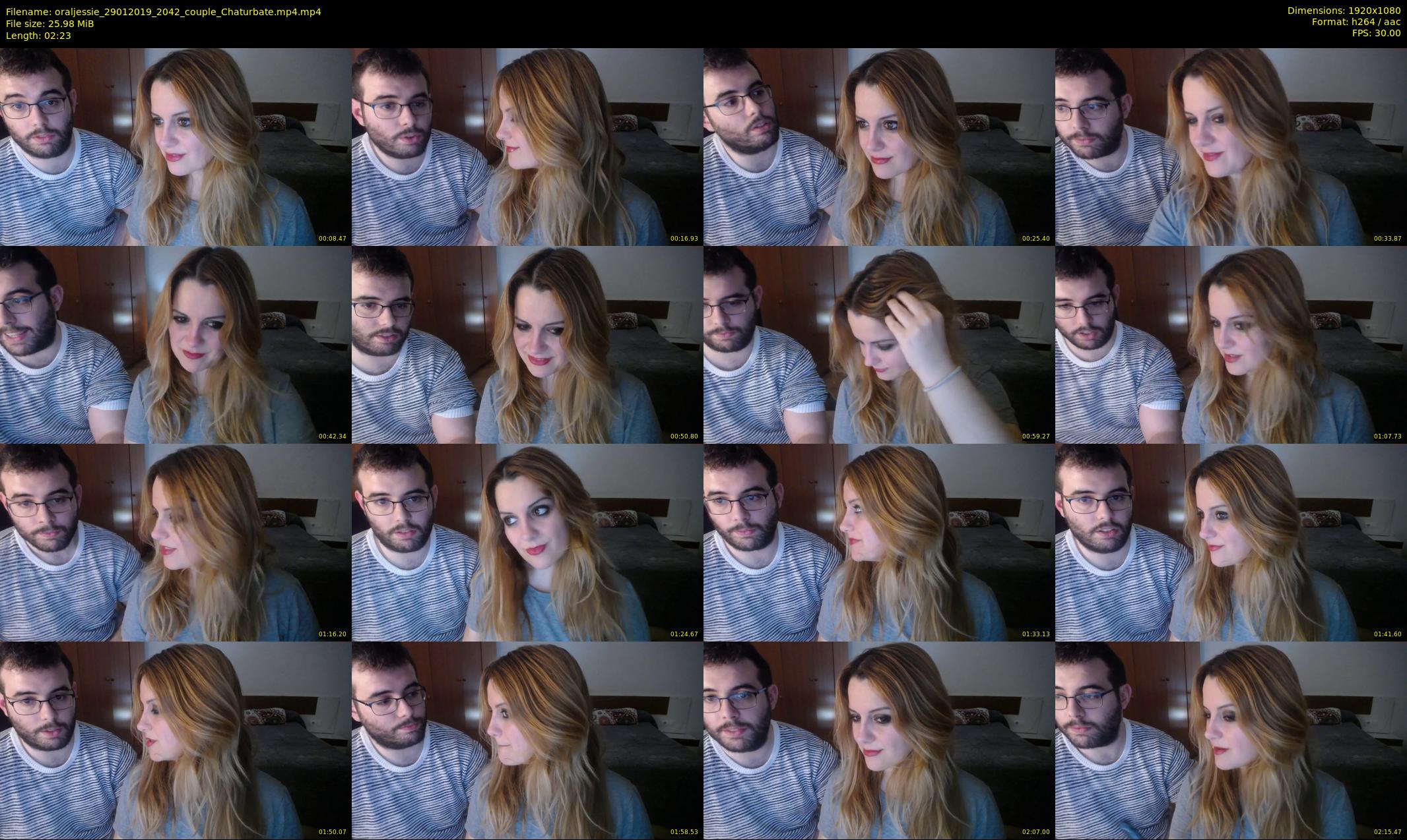 oraljessie — 3 minute Chaturbate couple cam show recording, 1080p, Jan 29, 2019