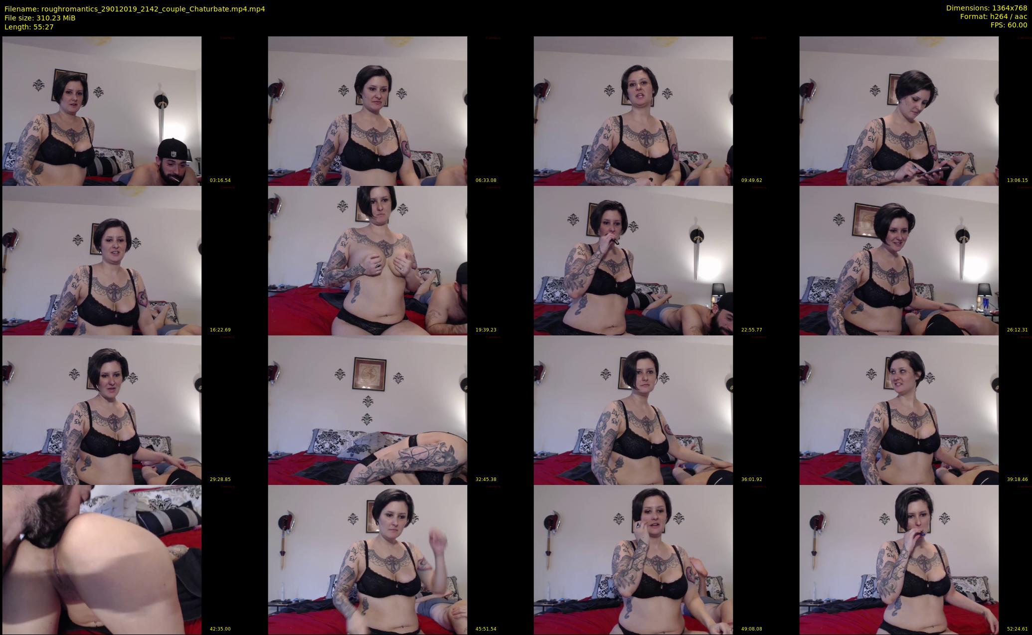 roughromantics — 56 minute Chaturbate couple cam show recording, 720p, Jan 29, 2019