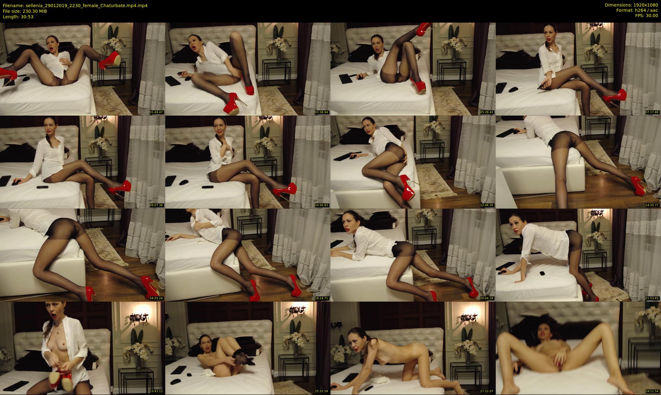 sellenia — 31 minute Chaturbate female cam show recording, 1080p, Jan 29, 2019