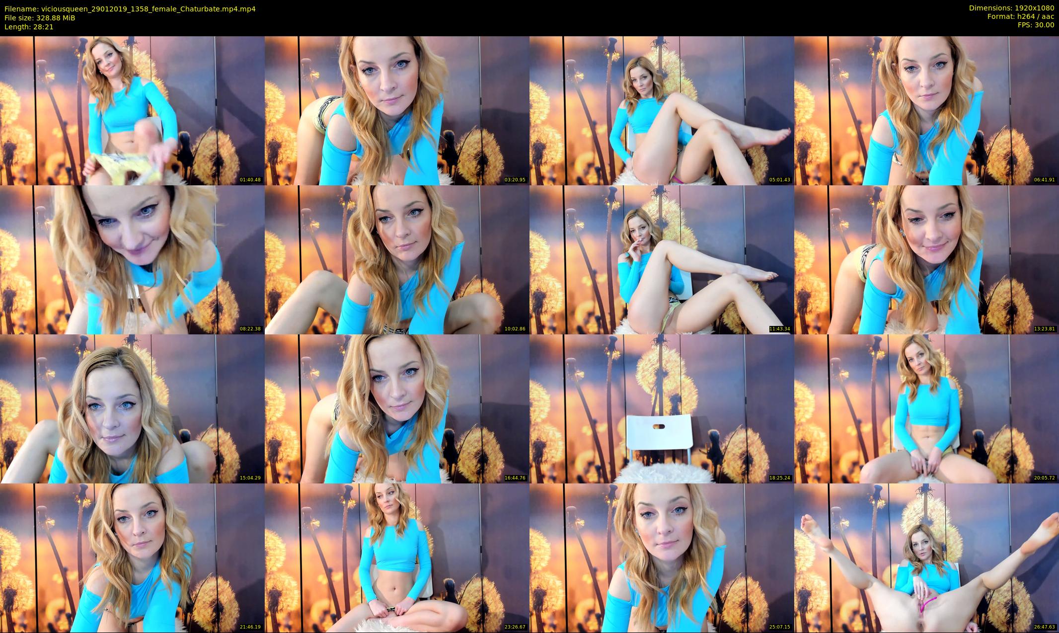 viciousqueen — 29 minute Chaturbate female cam show recording, 1080p, Jan 29, 2019