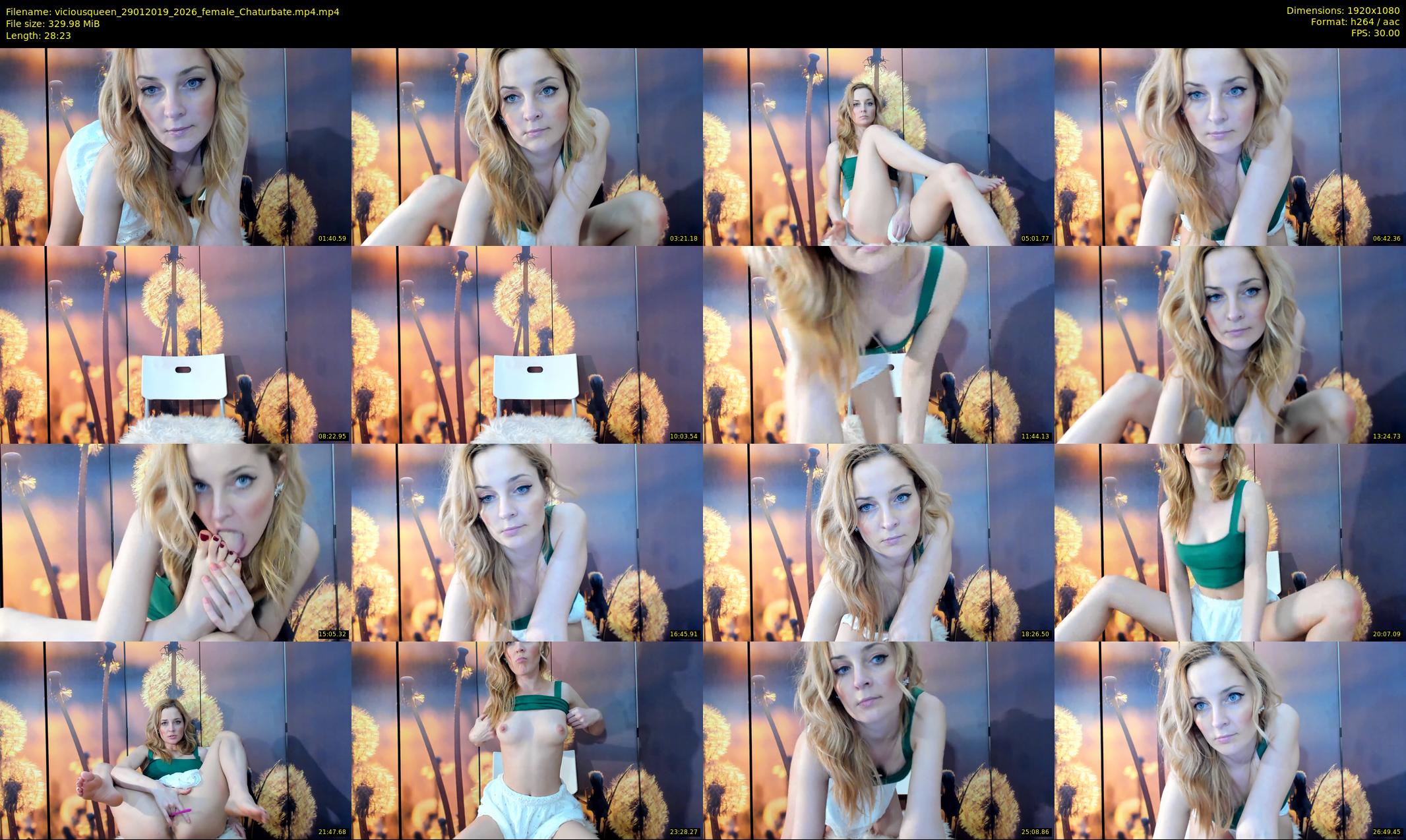 viciousqueen — 29 minute Chaturbate female cam show recording, 1080p, Jan 29, 2019
