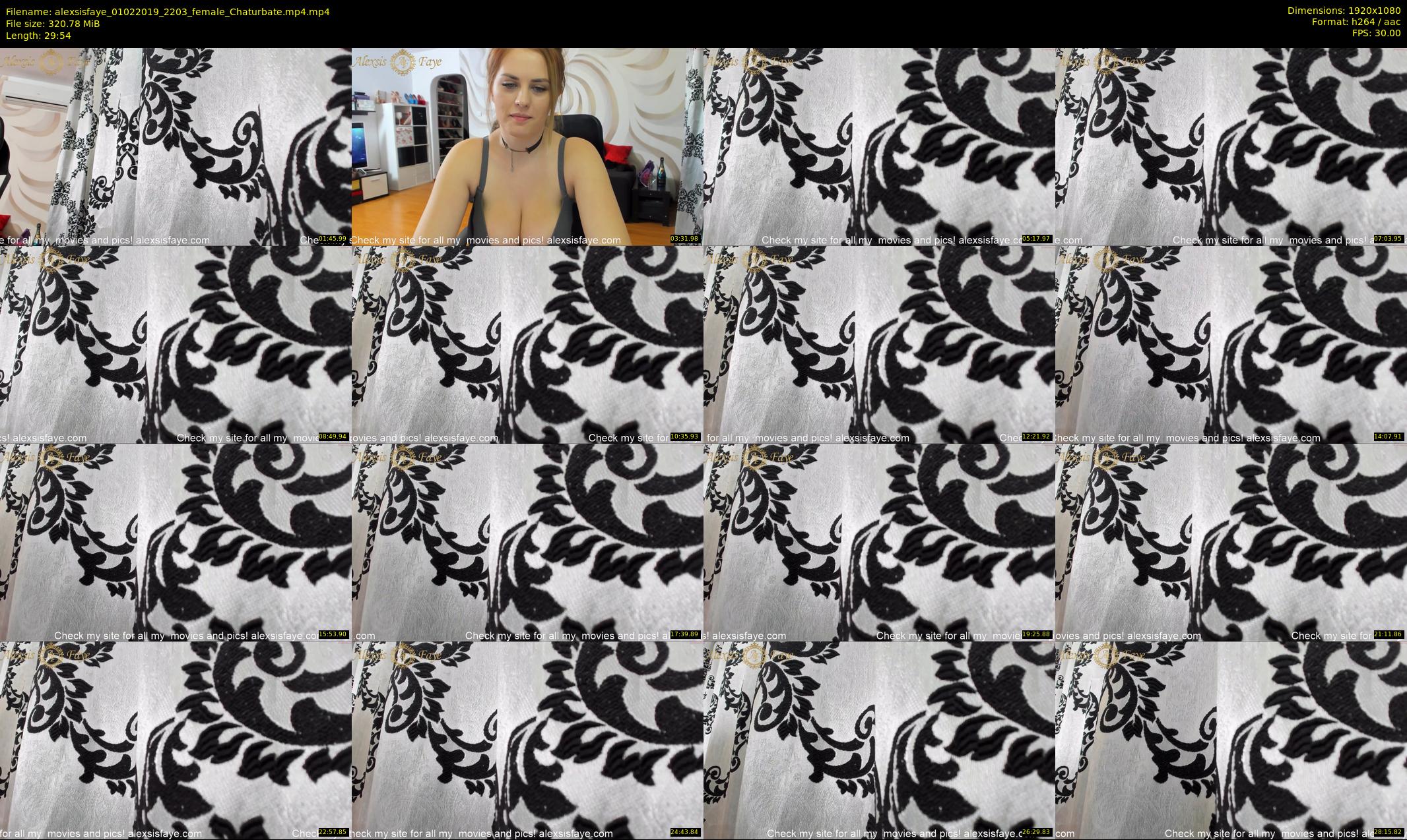 alexsisfaye — 30 minute Chaturbate female cam show recording, 1080p, Feb 1, 2019