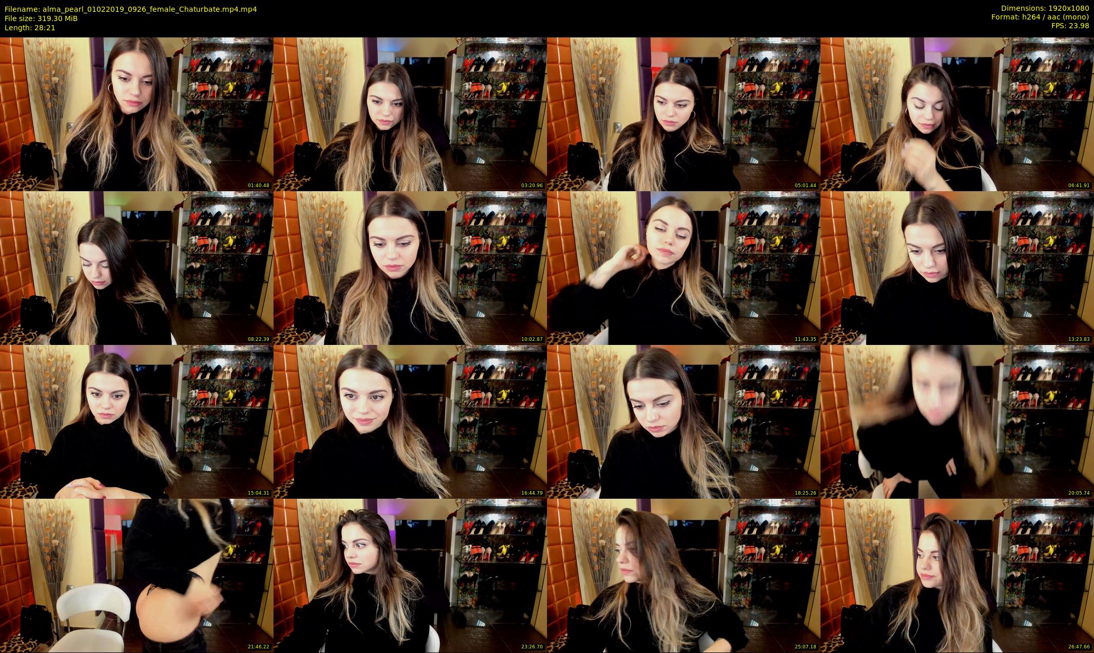 alma_pearl — 29 minute Chaturbate female cam show recording, 1080p, Feb 1, 2019