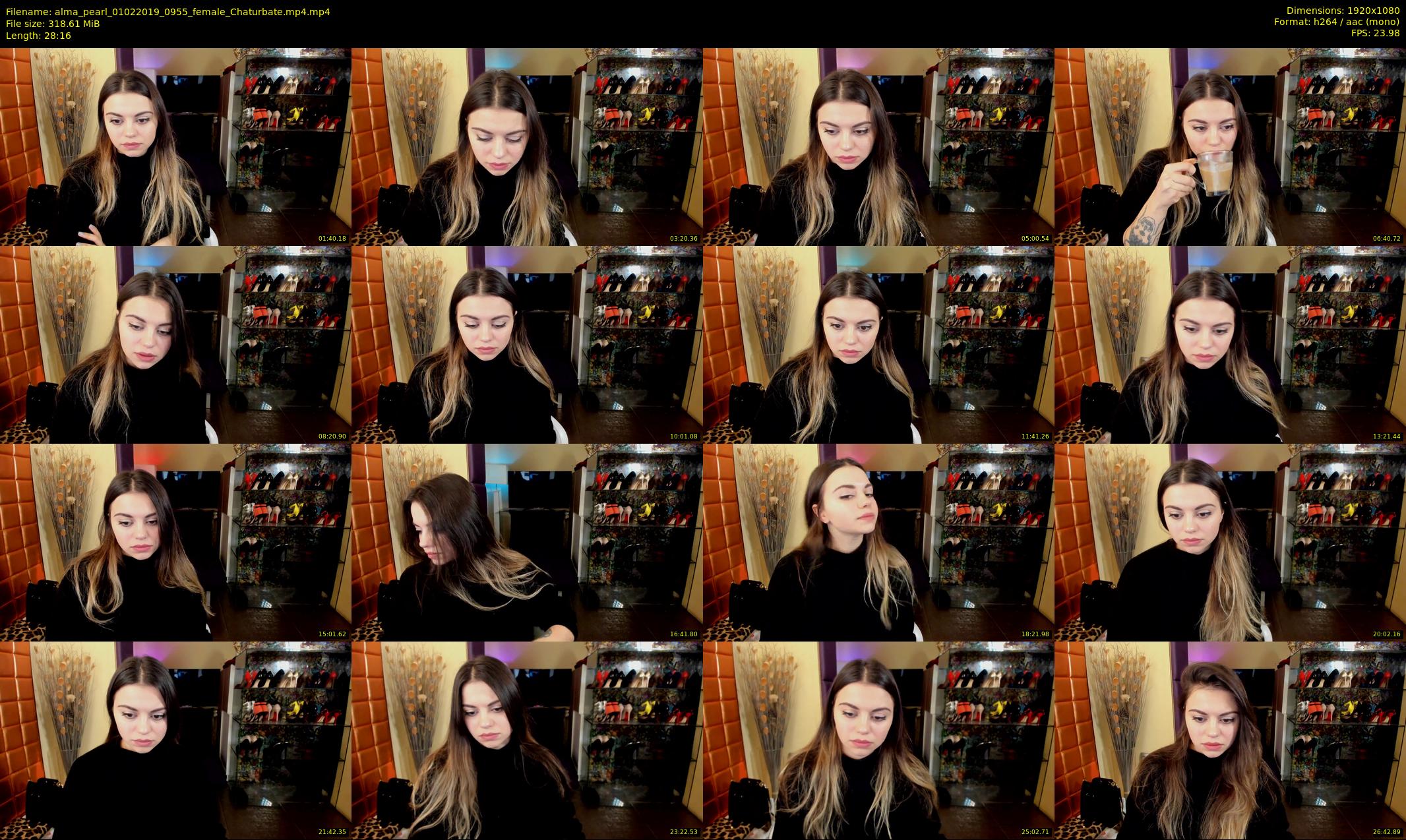 alma_pearl — 29 minute Chaturbate female cam show recording, 1080p, Feb 1, 2019