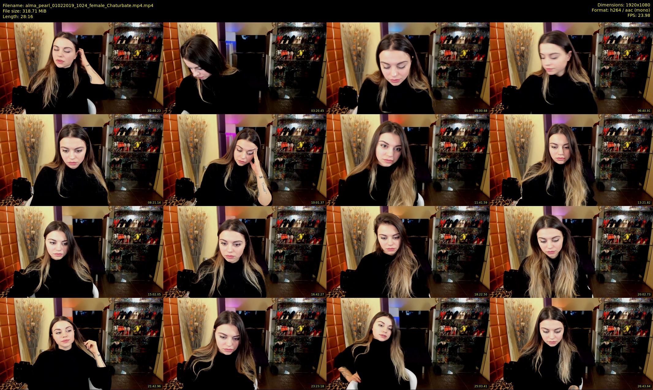 alma_pearl — 29 minute Chaturbate female cam show recording, 1080p, Feb 1, 2019