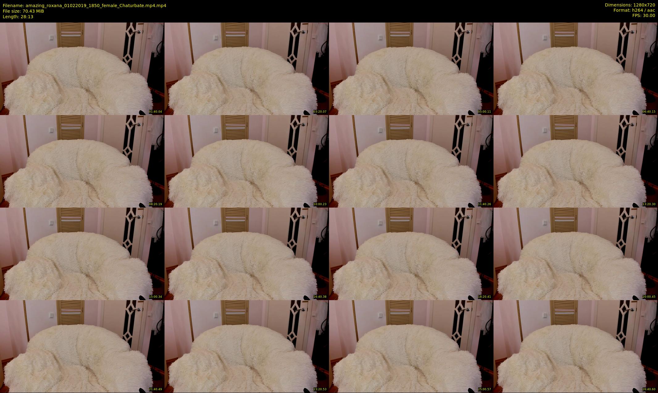 amazing_roxana — 29 minute Chaturbate female cam show recording, 720p, Feb 1, 2019