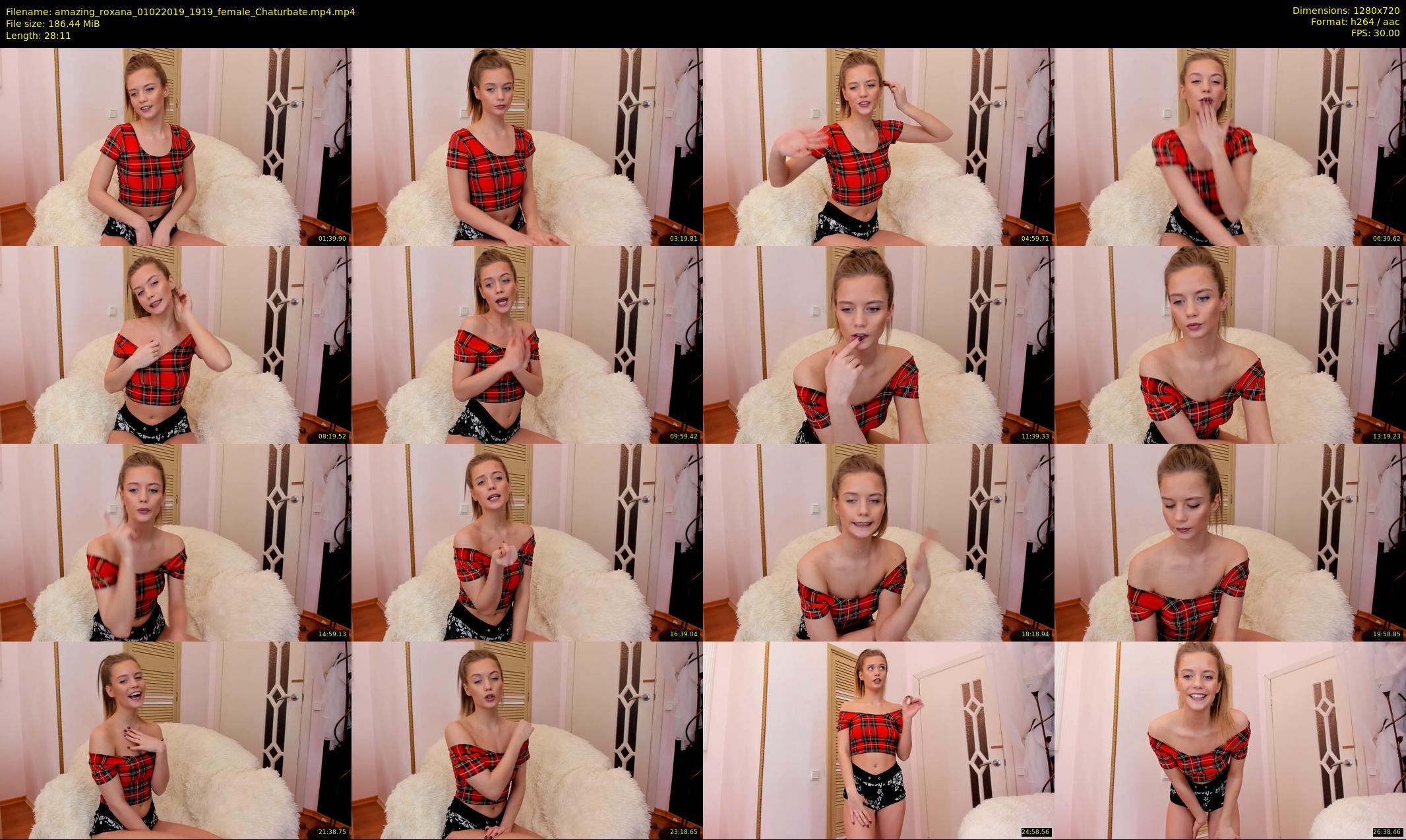 amazing_roxana — 29 minute Chaturbate female cam show recording, 720p, Feb 1, 2019