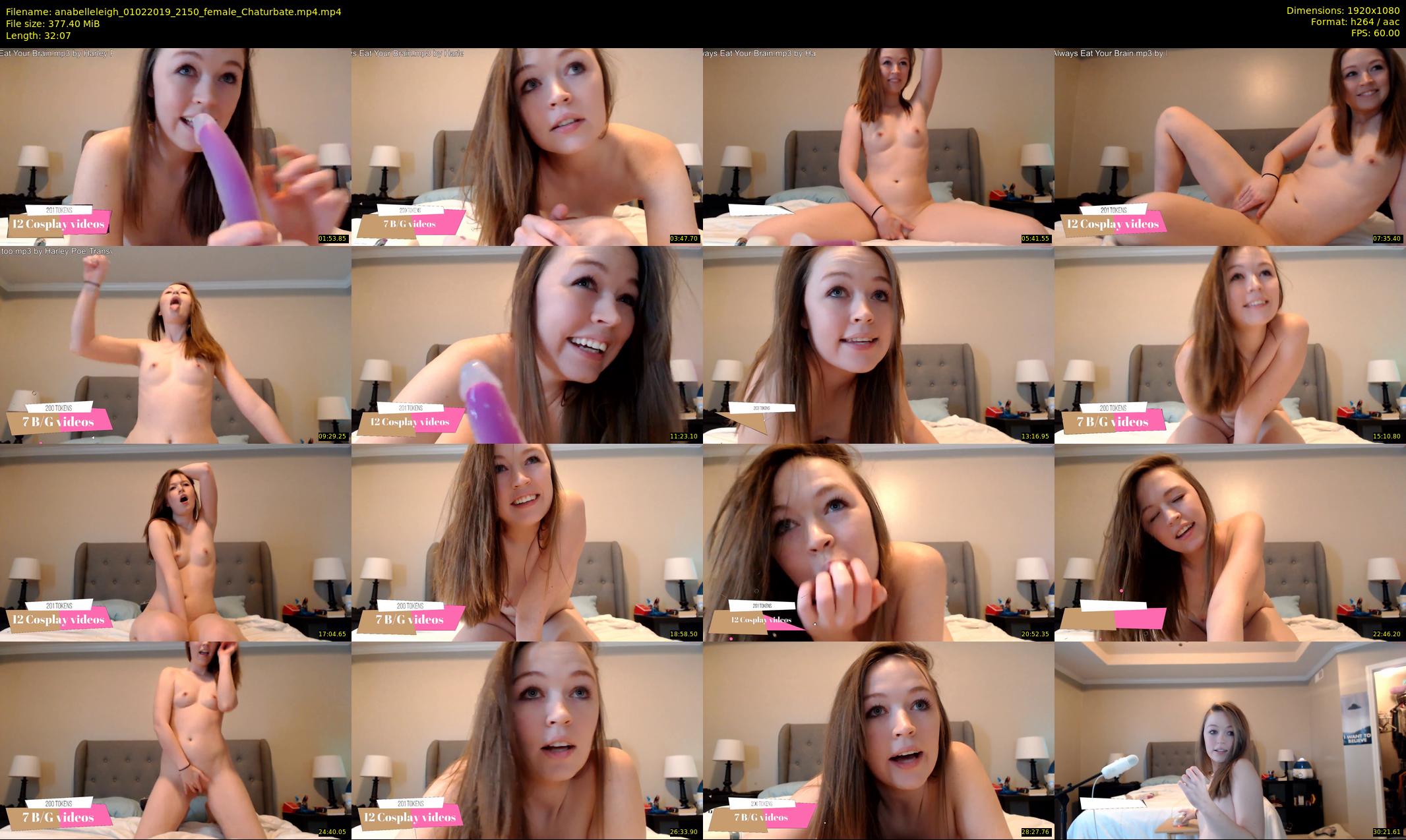 anabelleleigh — 33 minute Chaturbate female cam show recording, 1080p, Feb 1, 2019