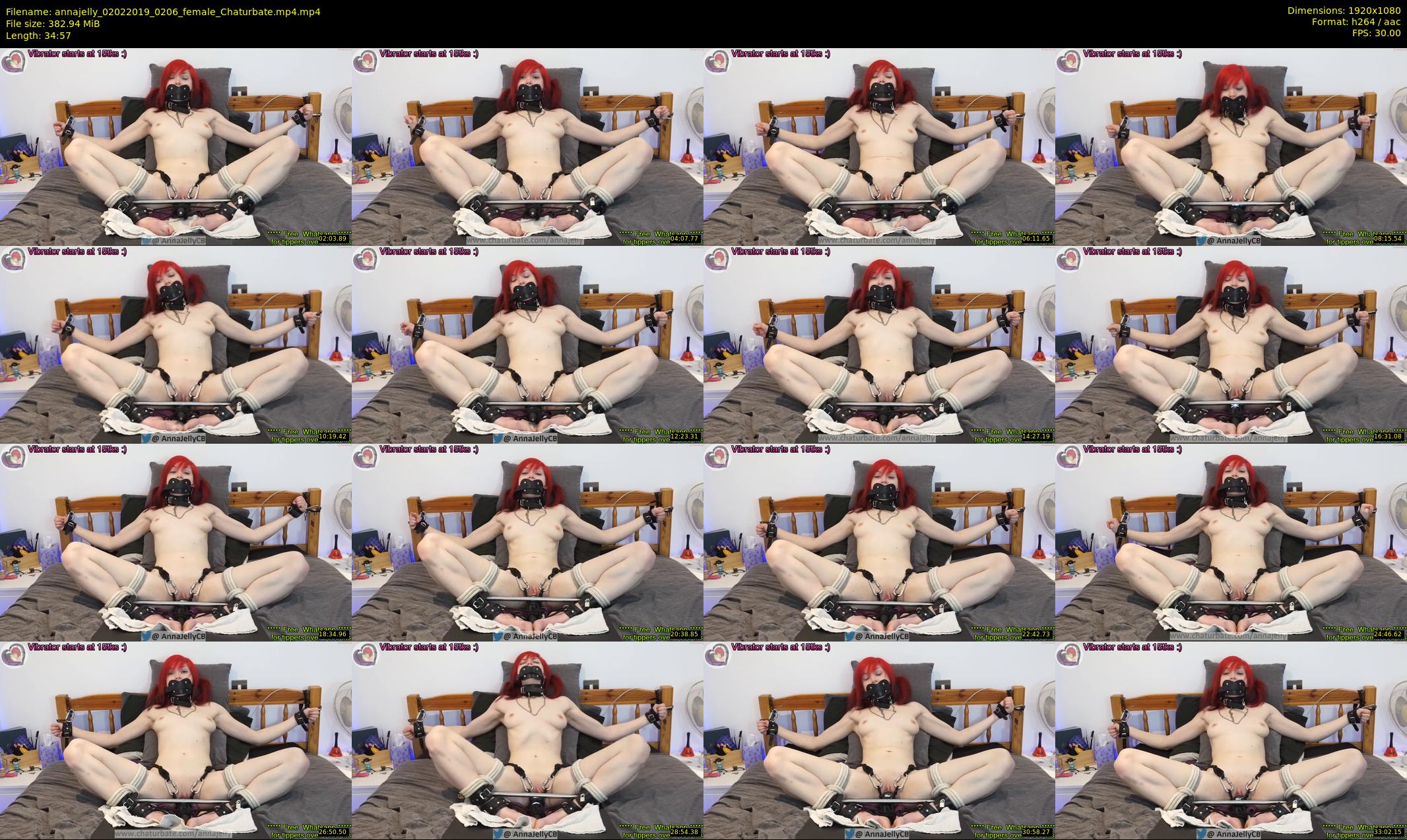 annajelly — 35 minute Chaturbate couple cam show recording, 1080p, Feb 2, 2019