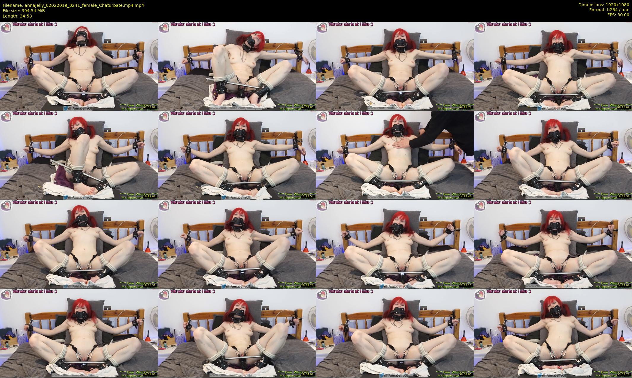 annajelly — 35 minute Chaturbate couple cam show recording, 1080p, Feb 2, 2019