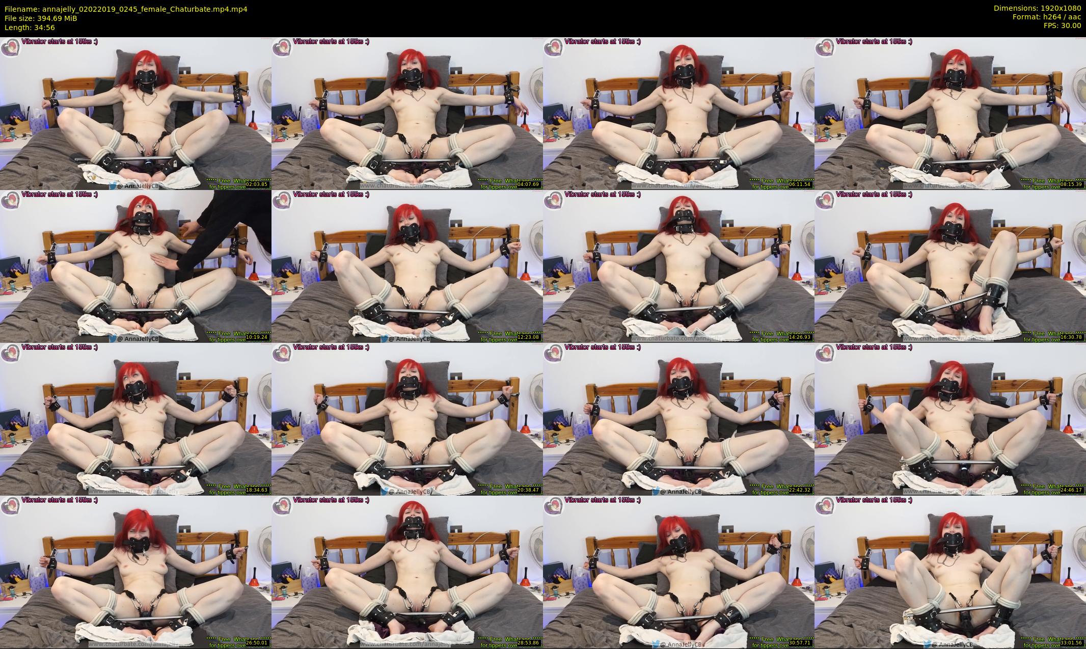 annajelly — 35 minute Chaturbate couple cam show recording, 1080p, Feb 2, 2019