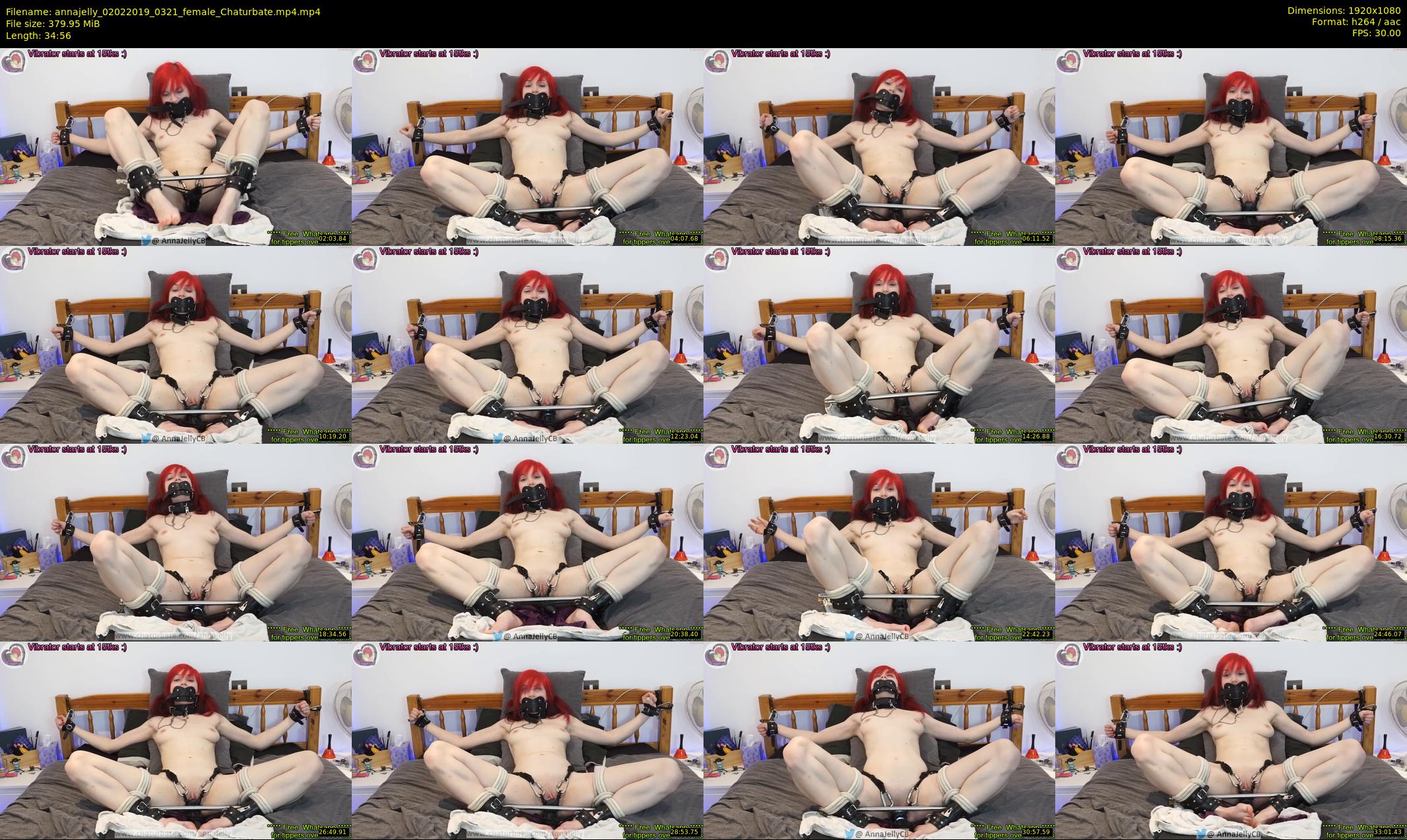 annajelly — 35 minute Chaturbate couple cam show recording, 1080p, Feb 2, 2019