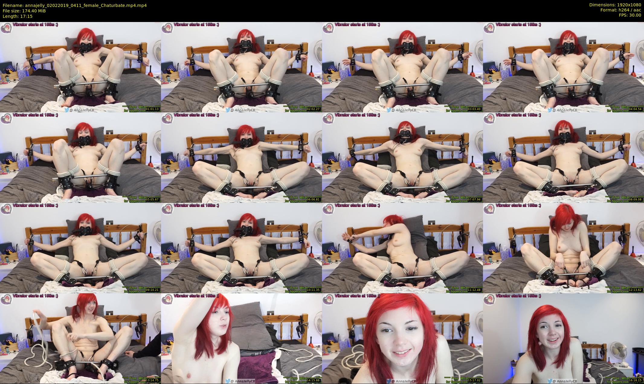annajelly — 18 minute Chaturbate couple cam show recording, 1080p, Feb 2, 2019