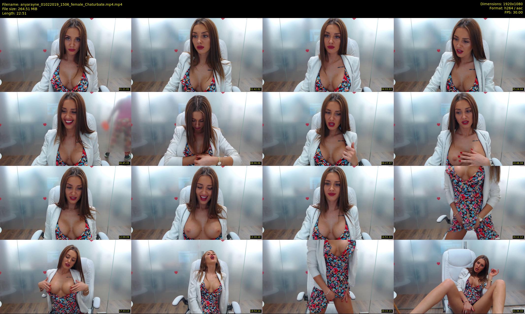 anyarayne — 23 minute Chaturbate female cam show recording, 1080p, Feb 1, 2019