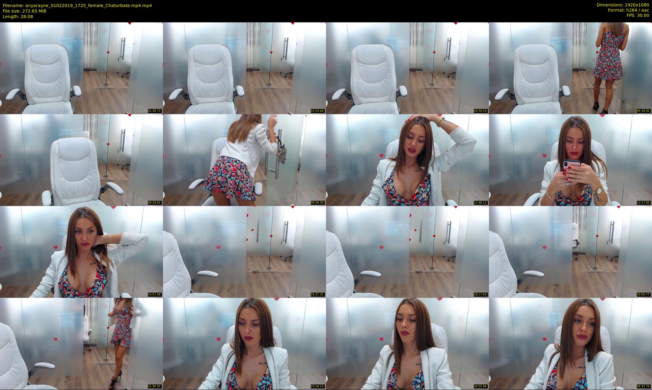 anyarayne — 29 minute Chaturbate female cam show recording, 1080p, Feb 1, 2019