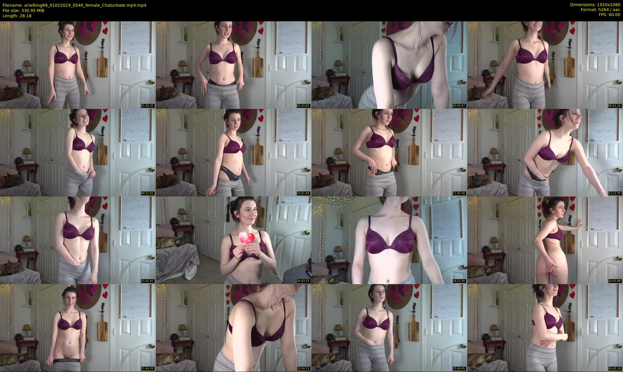 arielking69 — 29 minute Chaturbate female cam show recording, 1080p, Feb 1, 2019