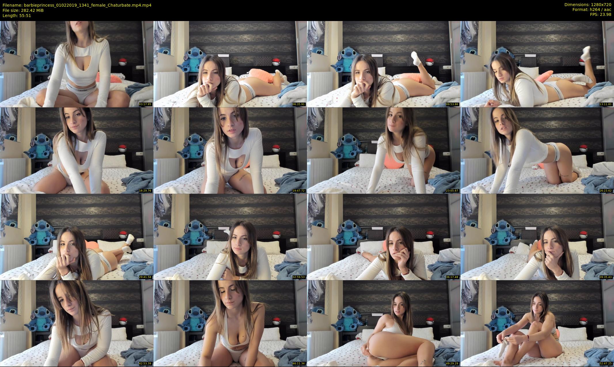 barbieprincess — 56 minute Chaturbate female cam show recording, 720p, Feb 1, 2019