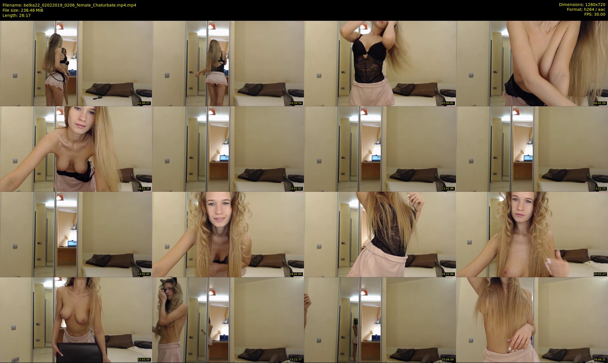 belka22 — 29 minute Chaturbate female cam show recording, 720p, Feb 2, 2019