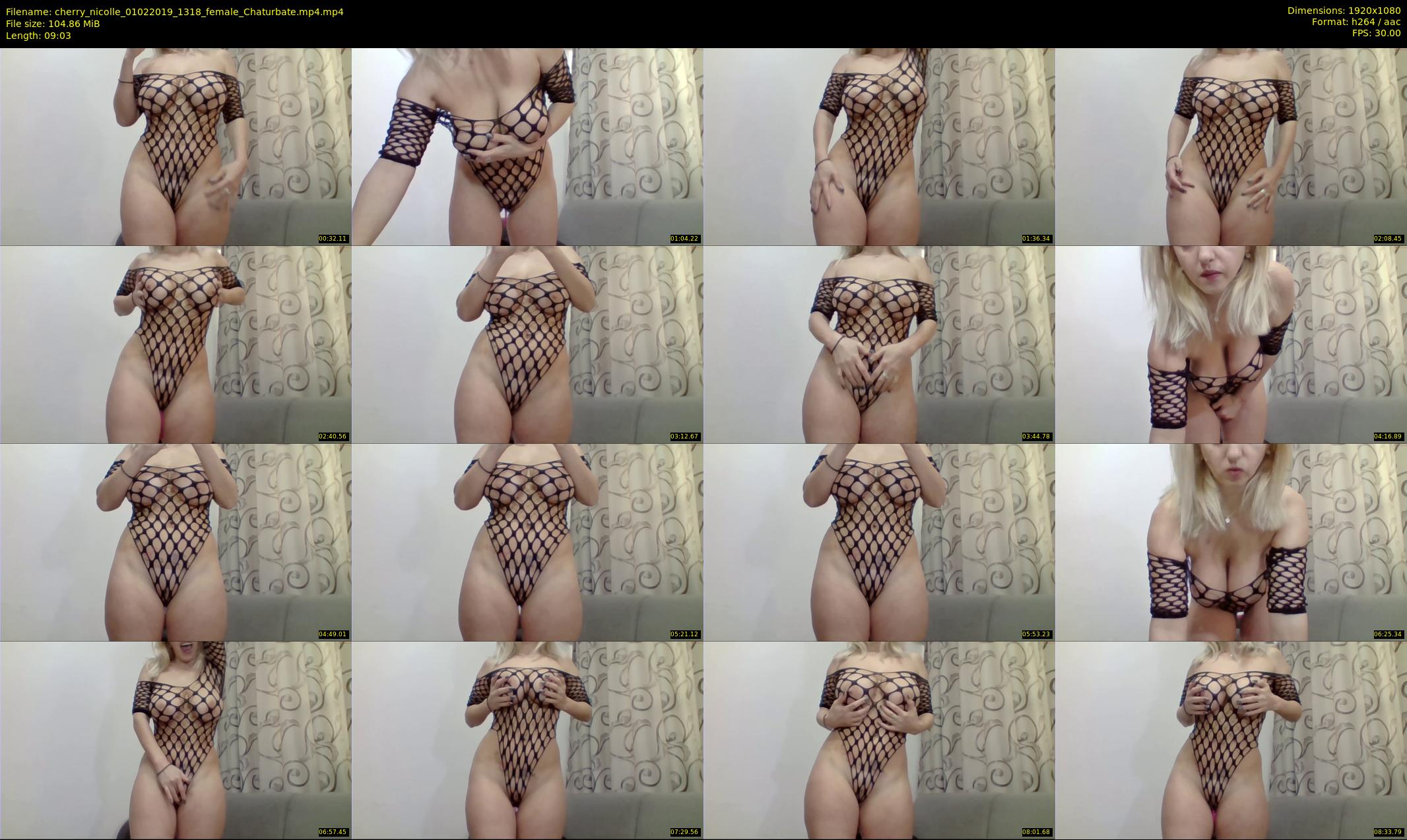 cherry_nicolle — 10 minute Chaturbate female cam show recording, 1080p, Feb 1, 2019