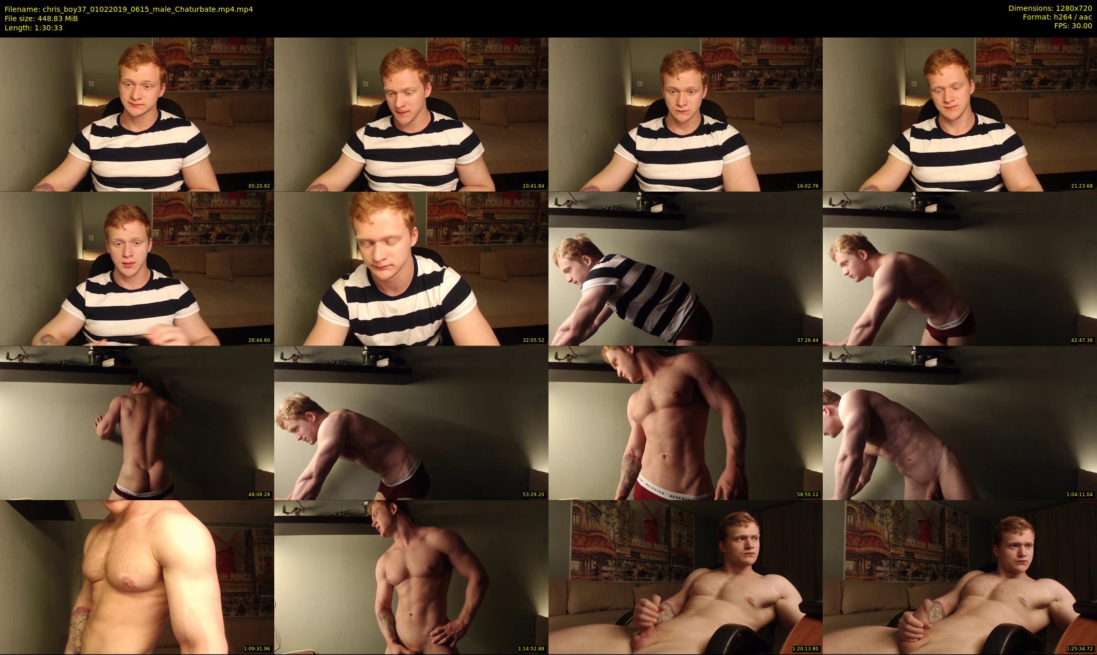 chris_boy37 — 91 minute Chaturbate male cam show recording, 720p, Feb 1, 2019