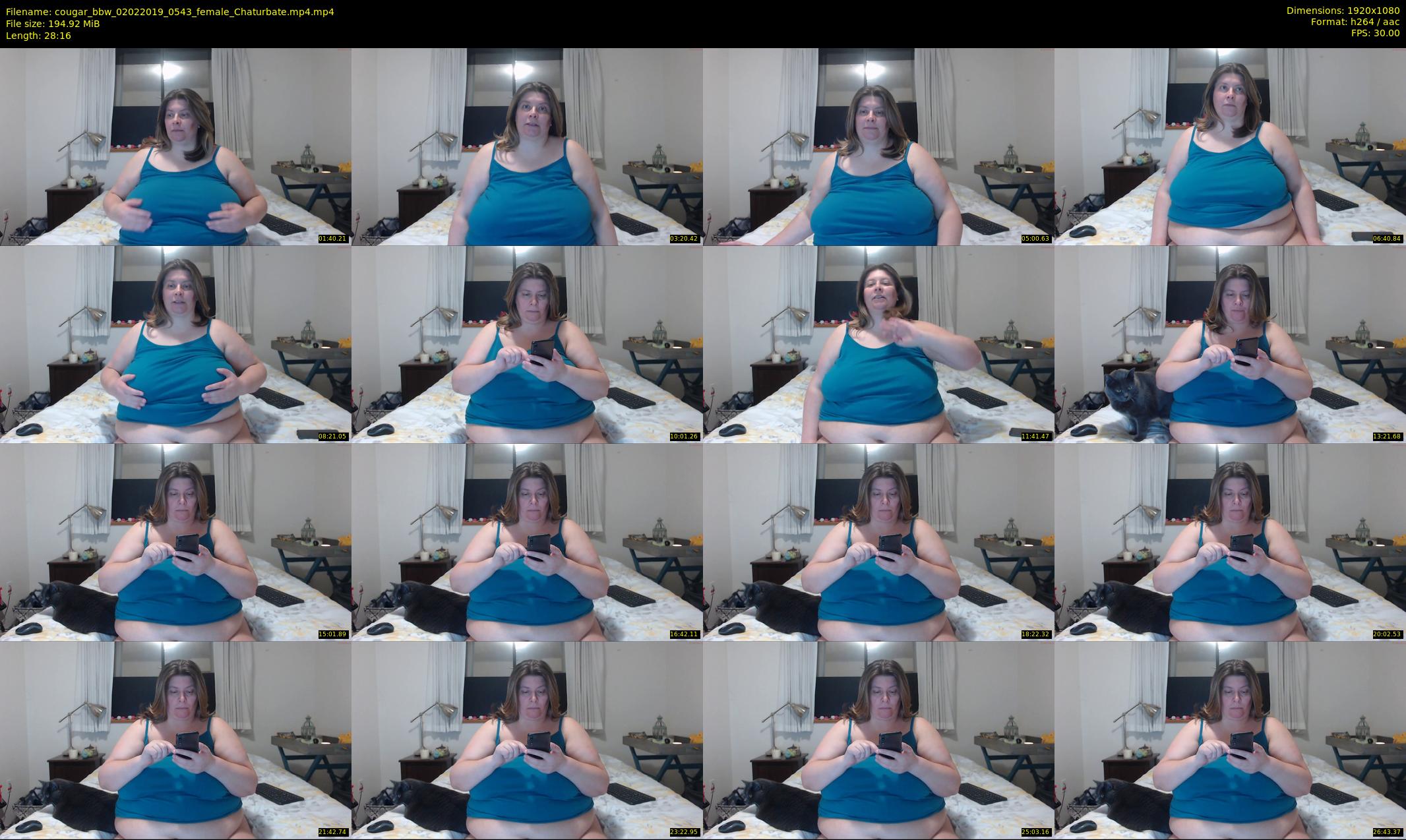 cougar_bbw — 29 minute Chaturbate female cam show recording, 1080p, Feb 2, 2019