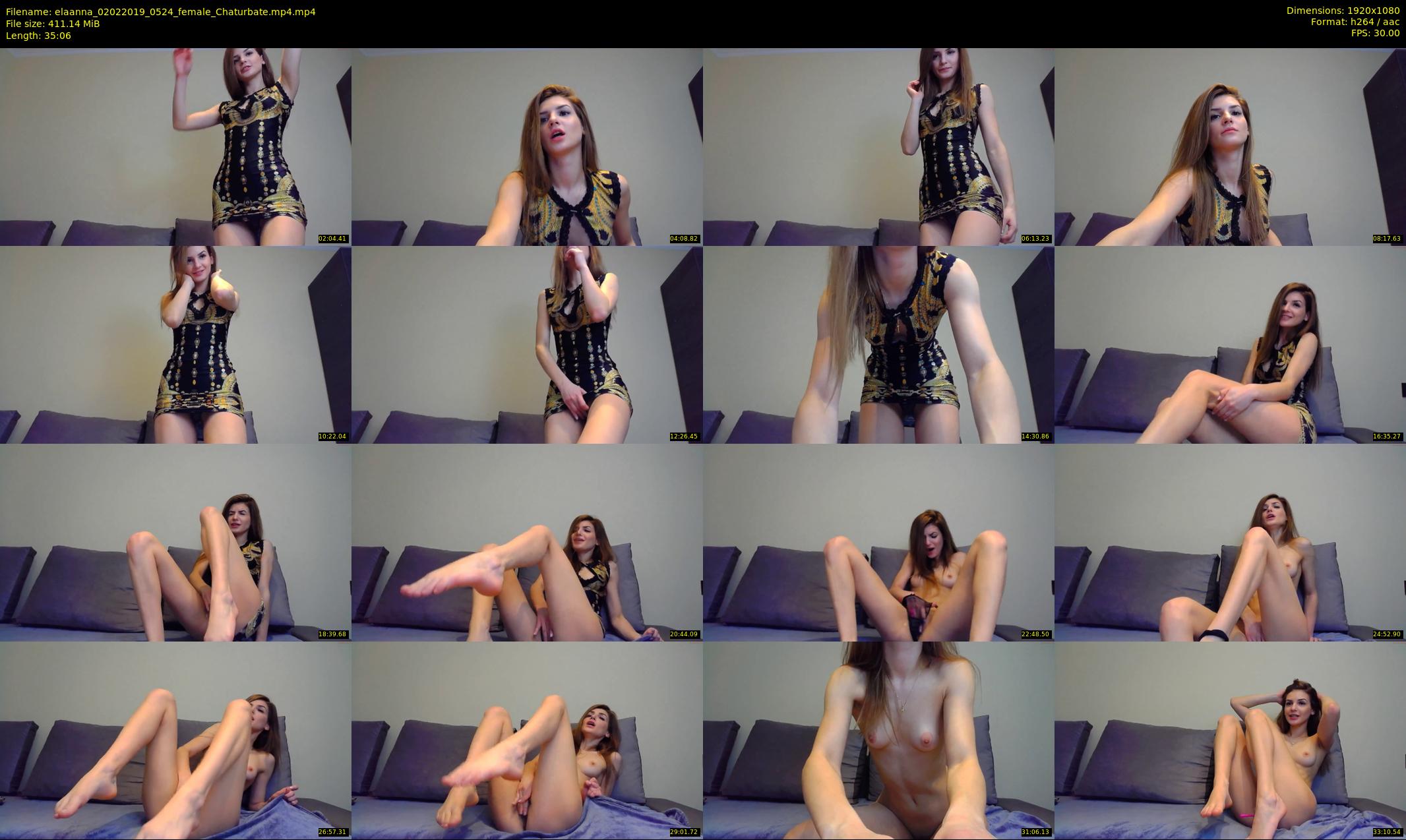 elaanna — 36 minute Chaturbate female cam show recording, 1080p, Feb 2, 2019
