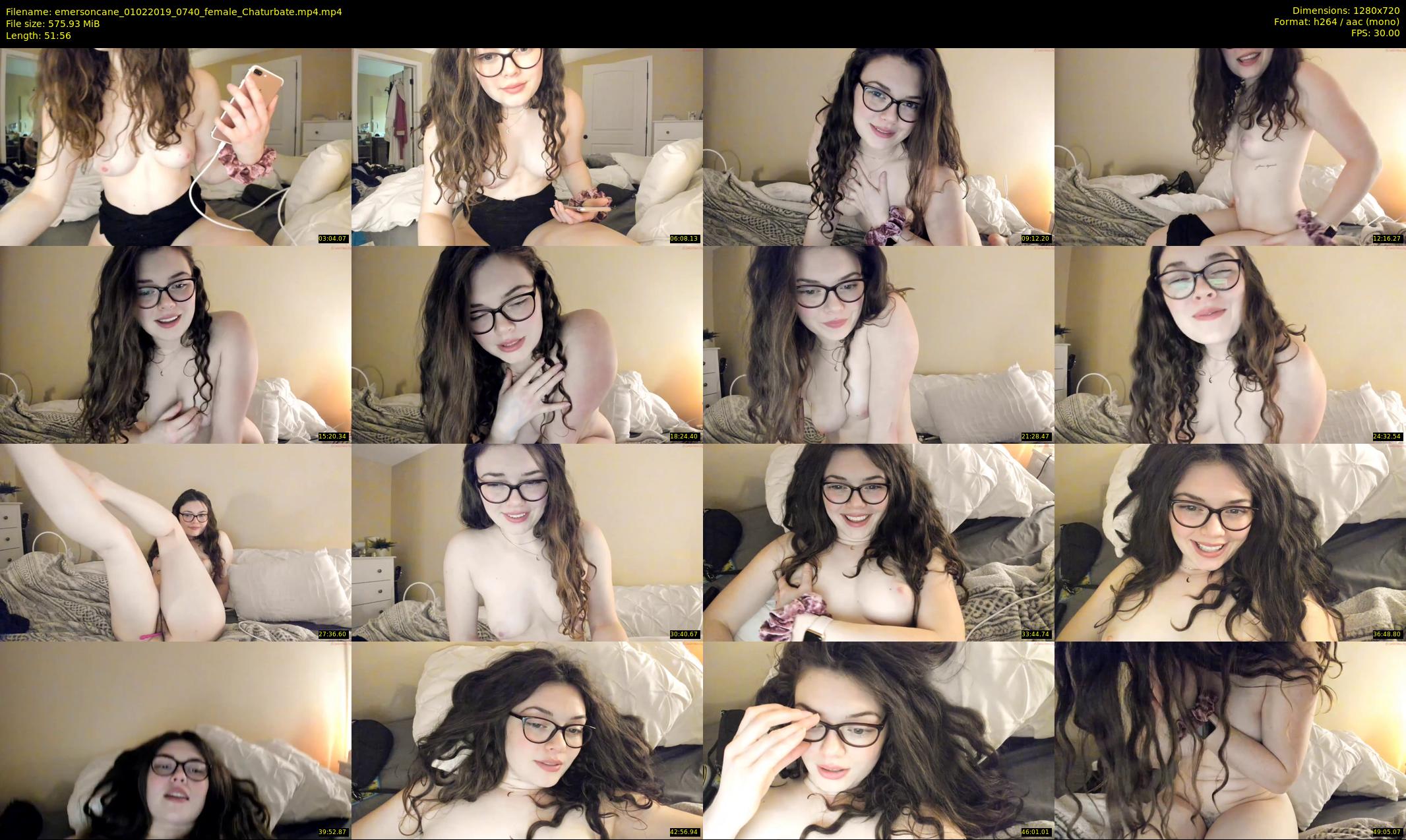 emersoncane — 52 minute Chaturbate female cam show recording, 720p, Feb 1, 2019