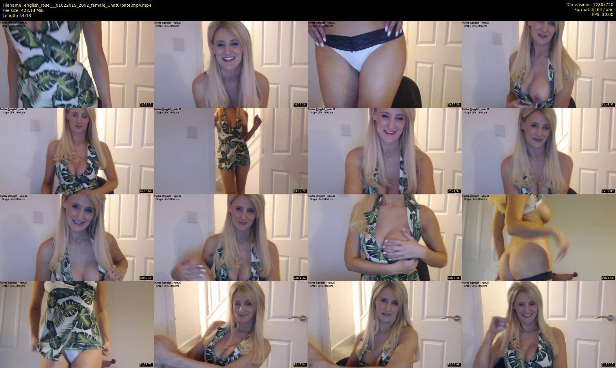 english_rose__ — 55 minute Chaturbate female cam show recording, 720p, Feb 1, 2019