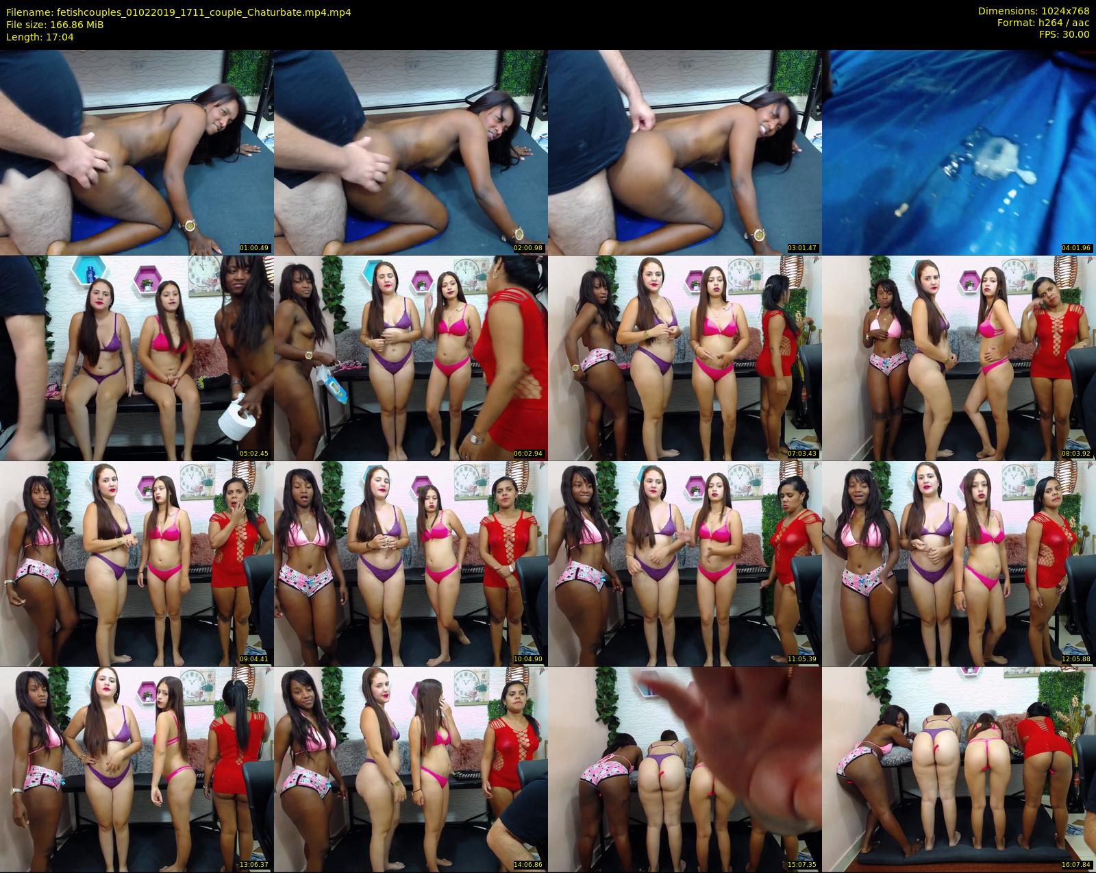 fetishcouples — 18 minute Chaturbate couple cam show recording, 720p, Feb 1, 2019