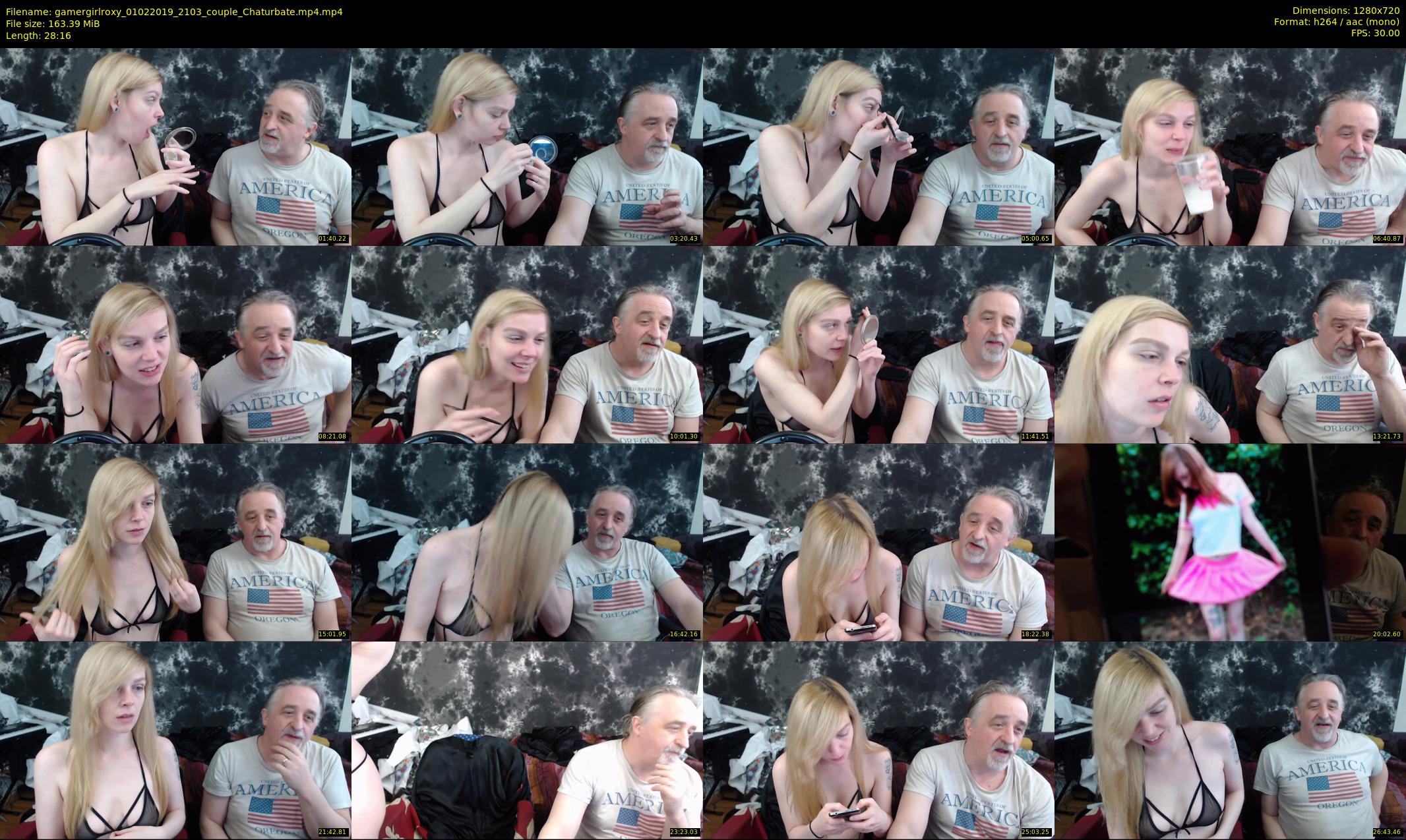 gamergirlroxy — 29 minute Chaturbate couple cam show recording, 720p, Feb 1, 2019