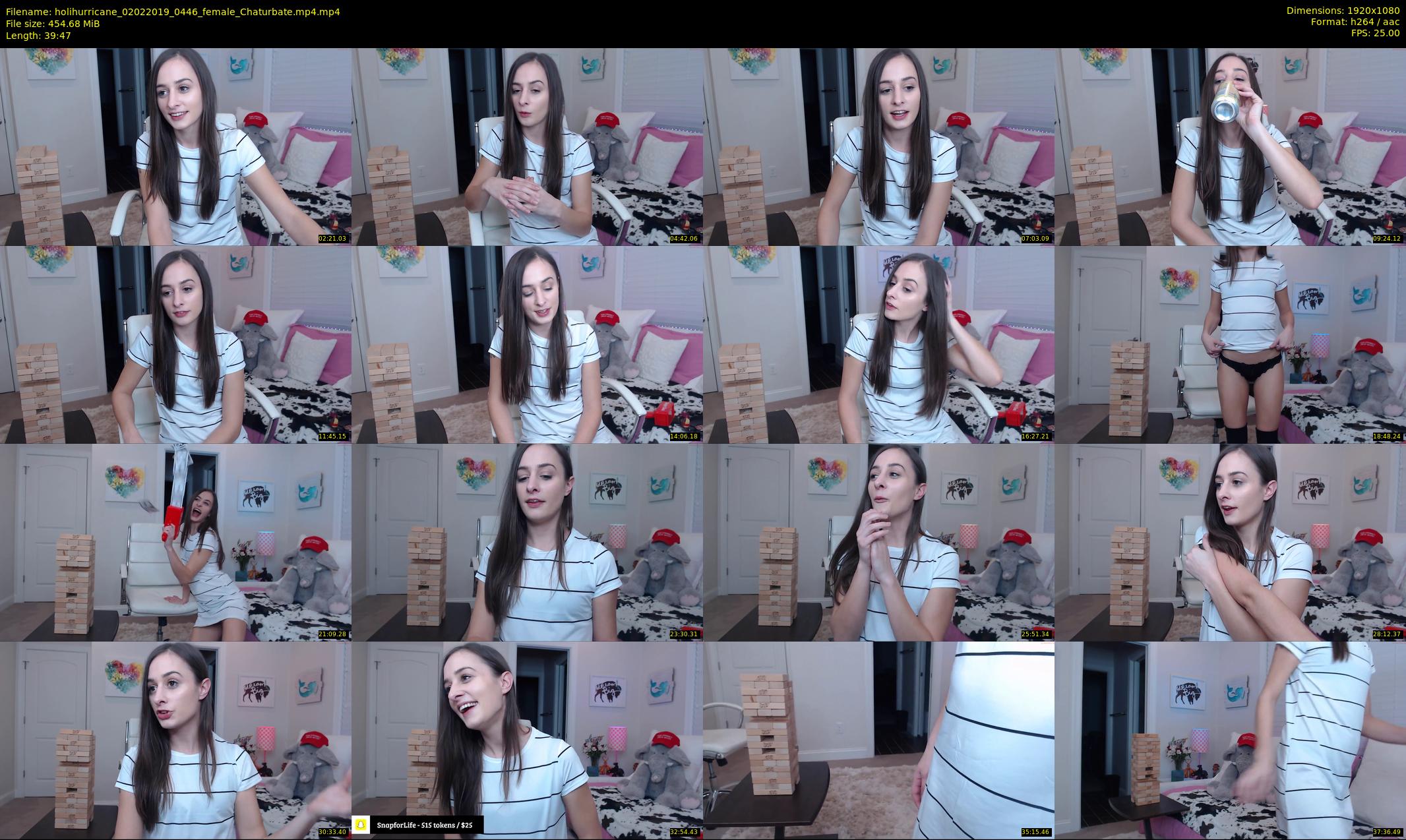 holihurricane — 40 minute Chaturbate female cam show recording, 1080p, Feb 2, 2019