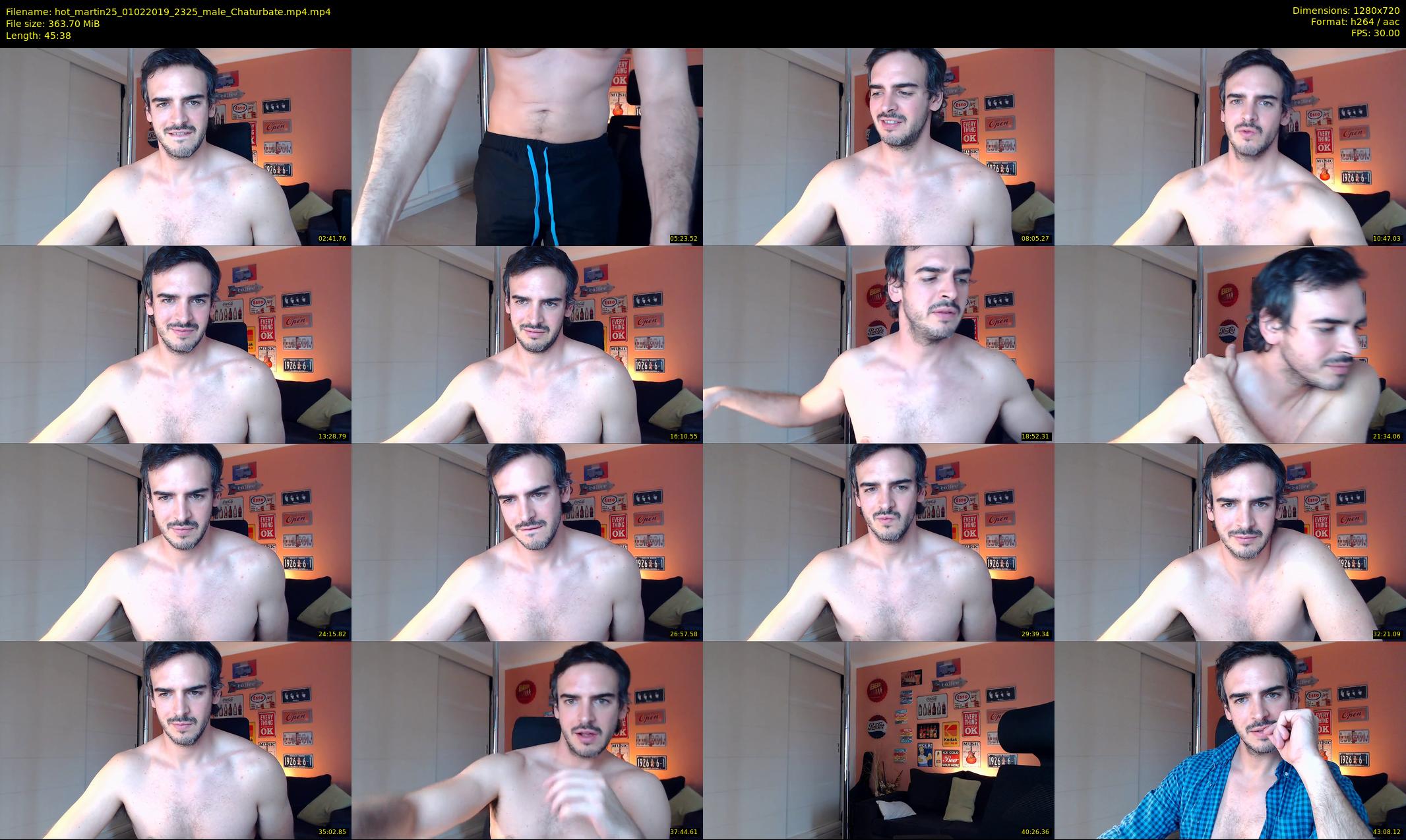 hot_martin25 — 46 minute Chaturbate male cam show recording, 720p, Feb 1, 2019