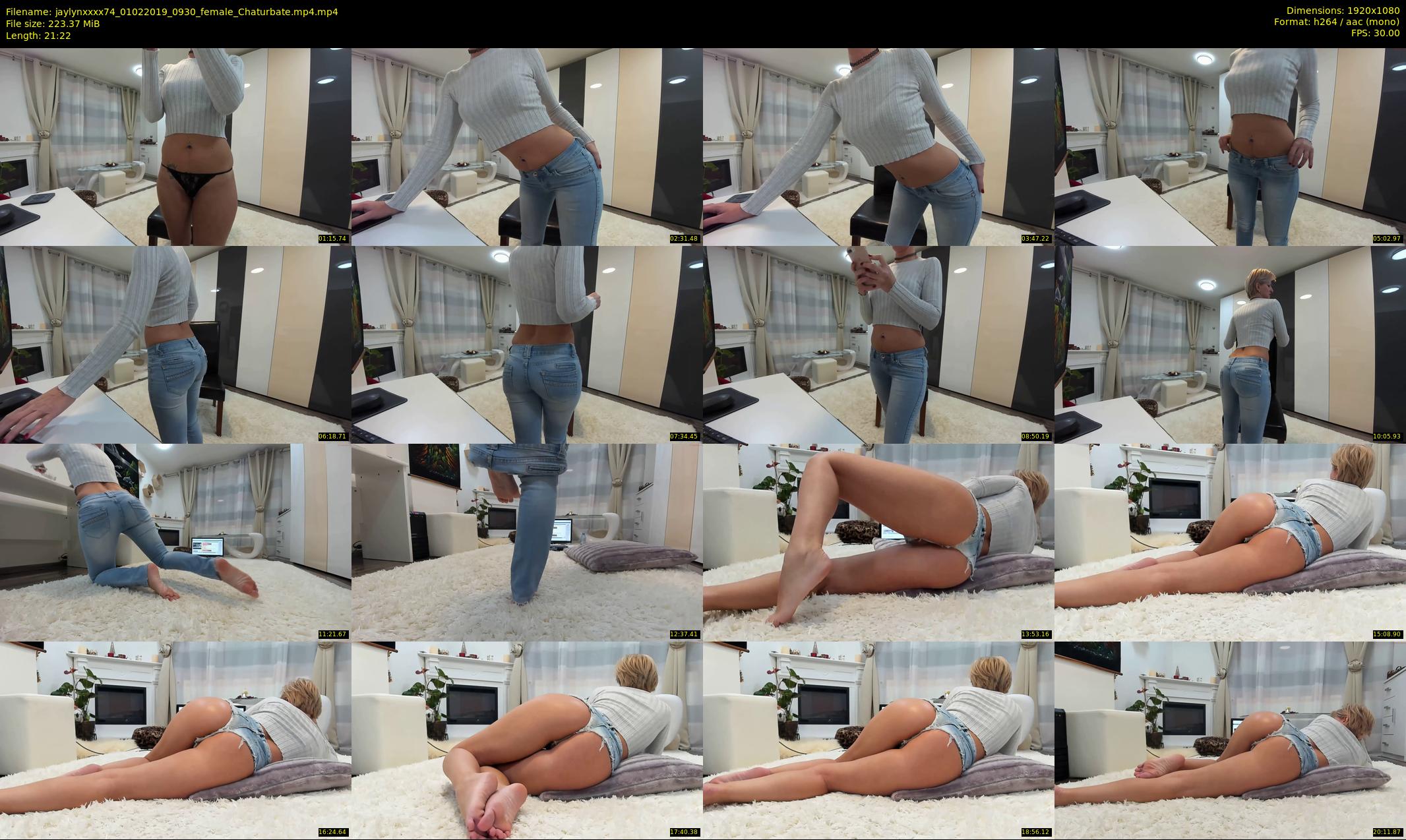 jaylynxxxx74 — 22 minute Chaturbate female cam show recording, 1080p, Feb 1, 2019