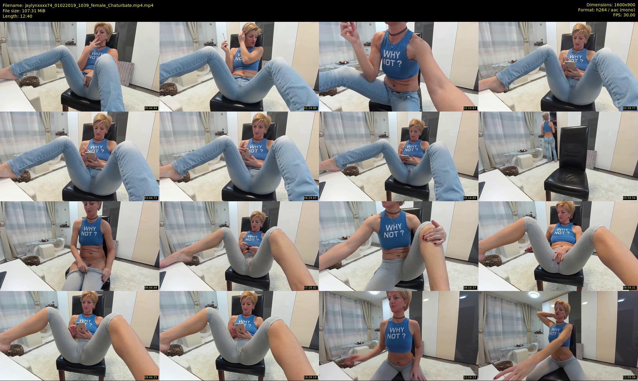 jaylynxxxx74 — 13 minute Chaturbate female cam show recording, 720p, Feb 1, 2019