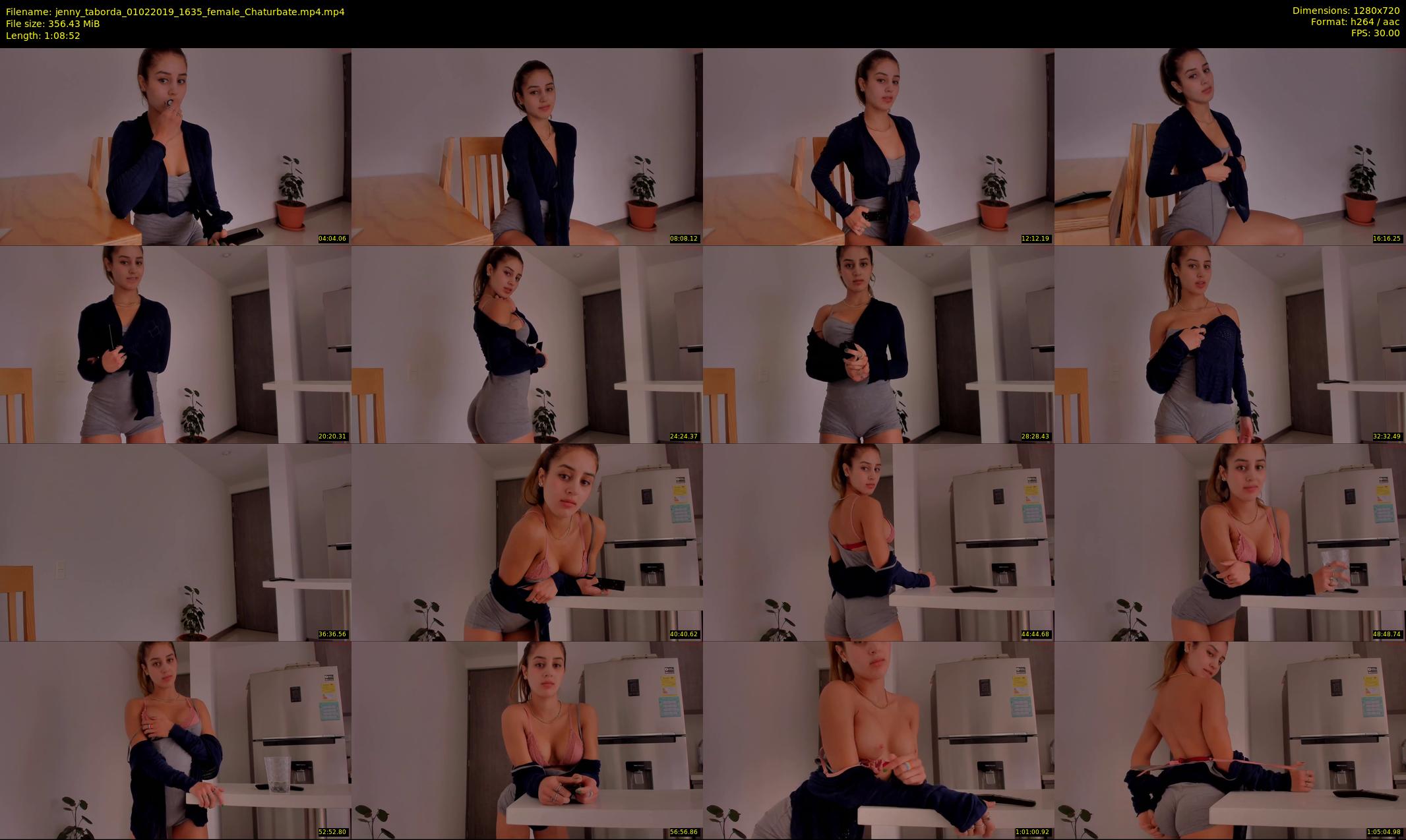 jenny_taborda — 69 minute Chaturbate female cam show recording, 720p, Feb 1, 2019