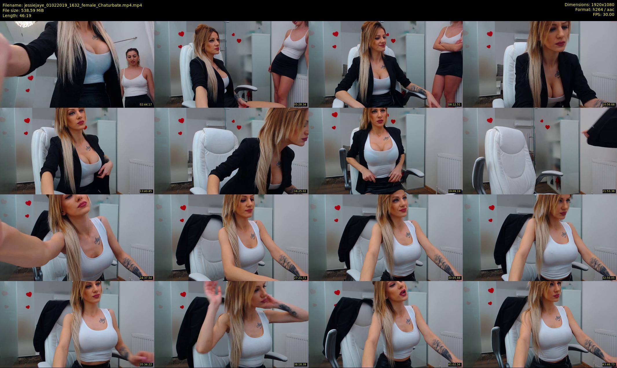 jessiejaye — 47 minute Chaturbate female cam show recording, 1080p, Feb 1, 2019