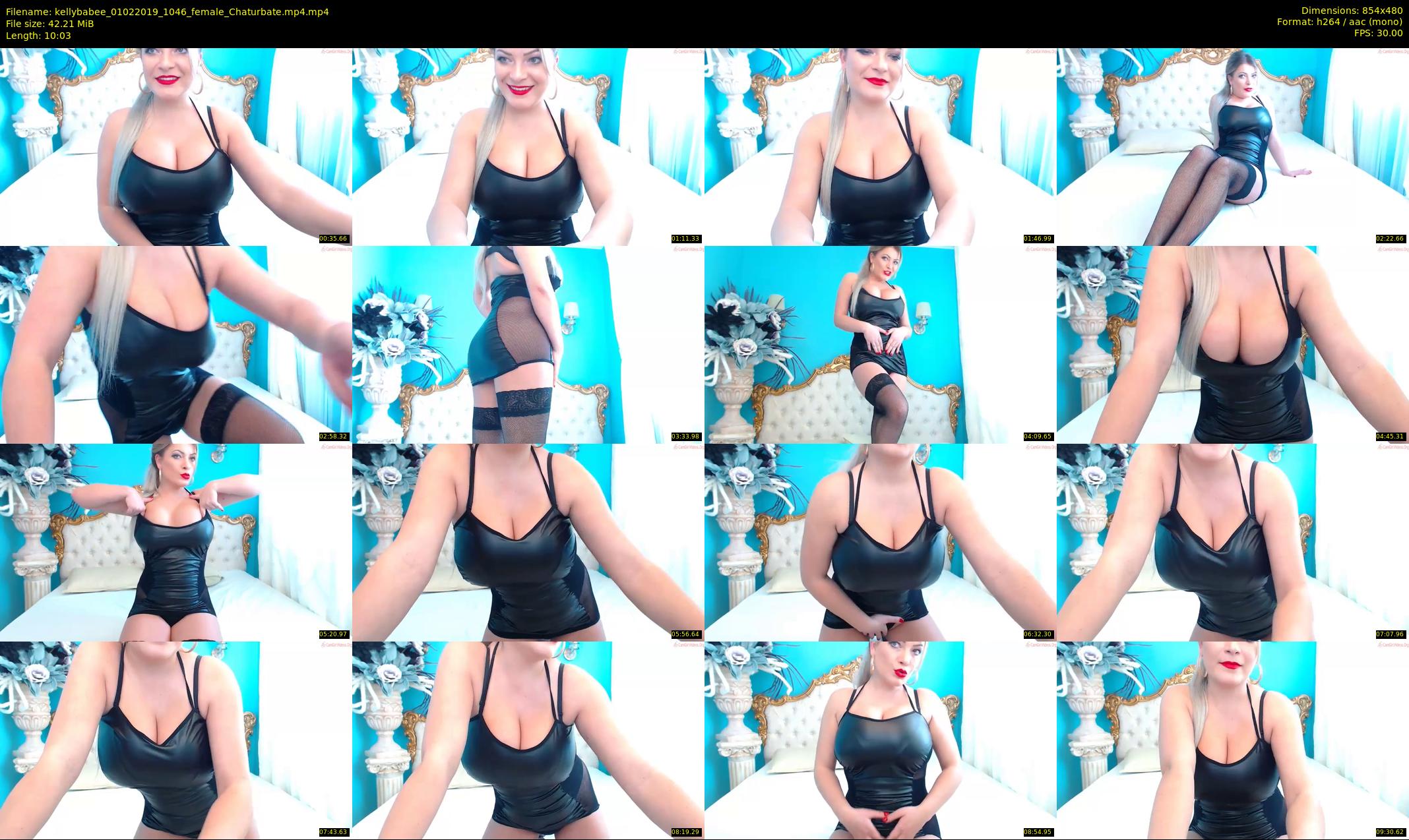 kellybabee — 11 minute Chaturbate female cam show recording, 480p, Feb 1, 2019