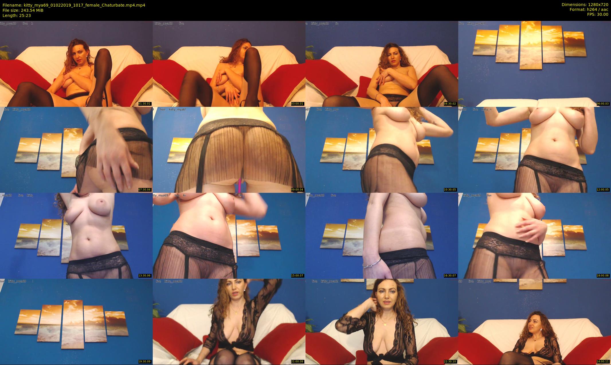 kitty_mya69 — 26 minute Chaturbate female cam show recording, 720p, Feb 1, 2019