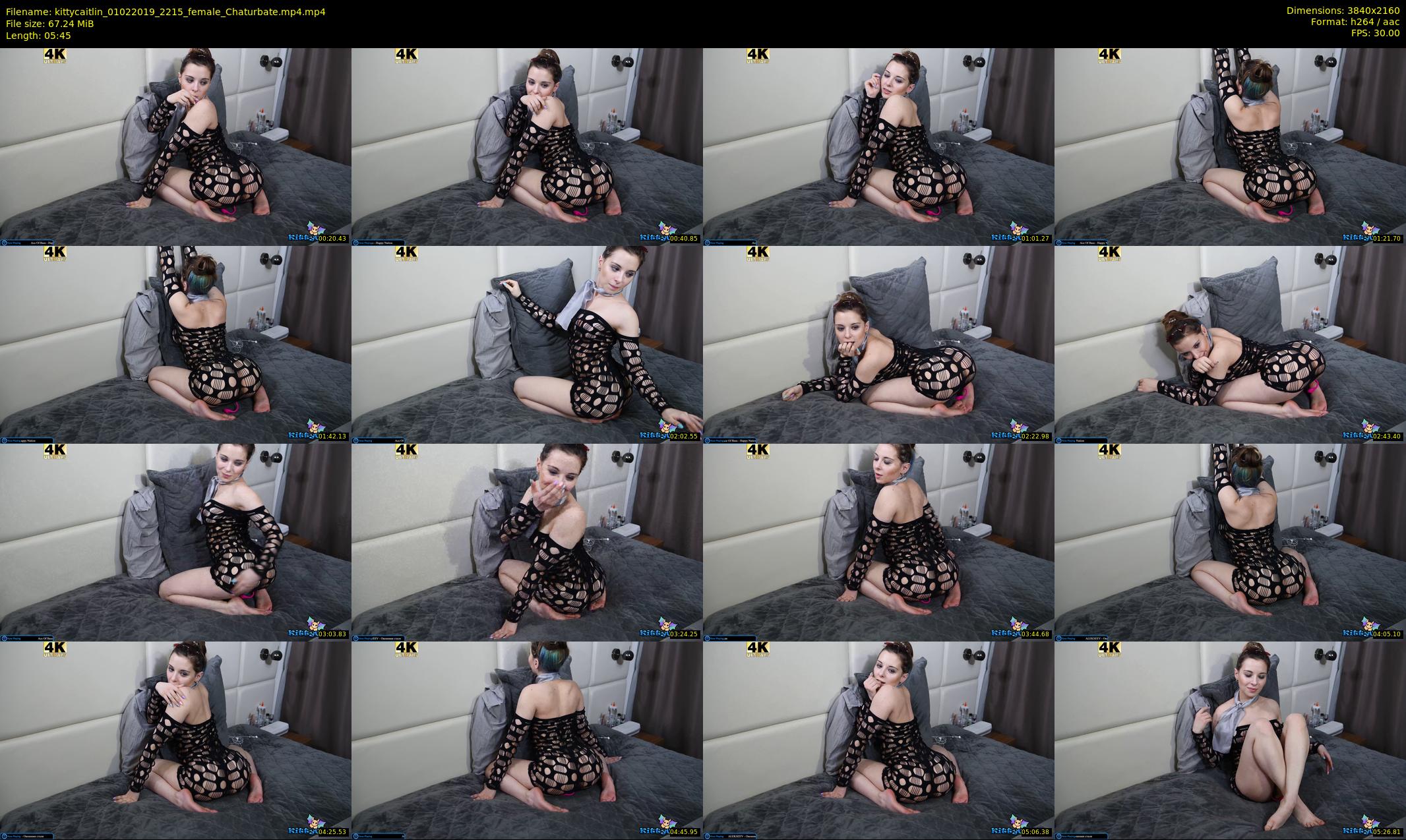 kittycaitlin — 6 minute Chaturbate female cam show recording, 4K, Feb 1, 2019