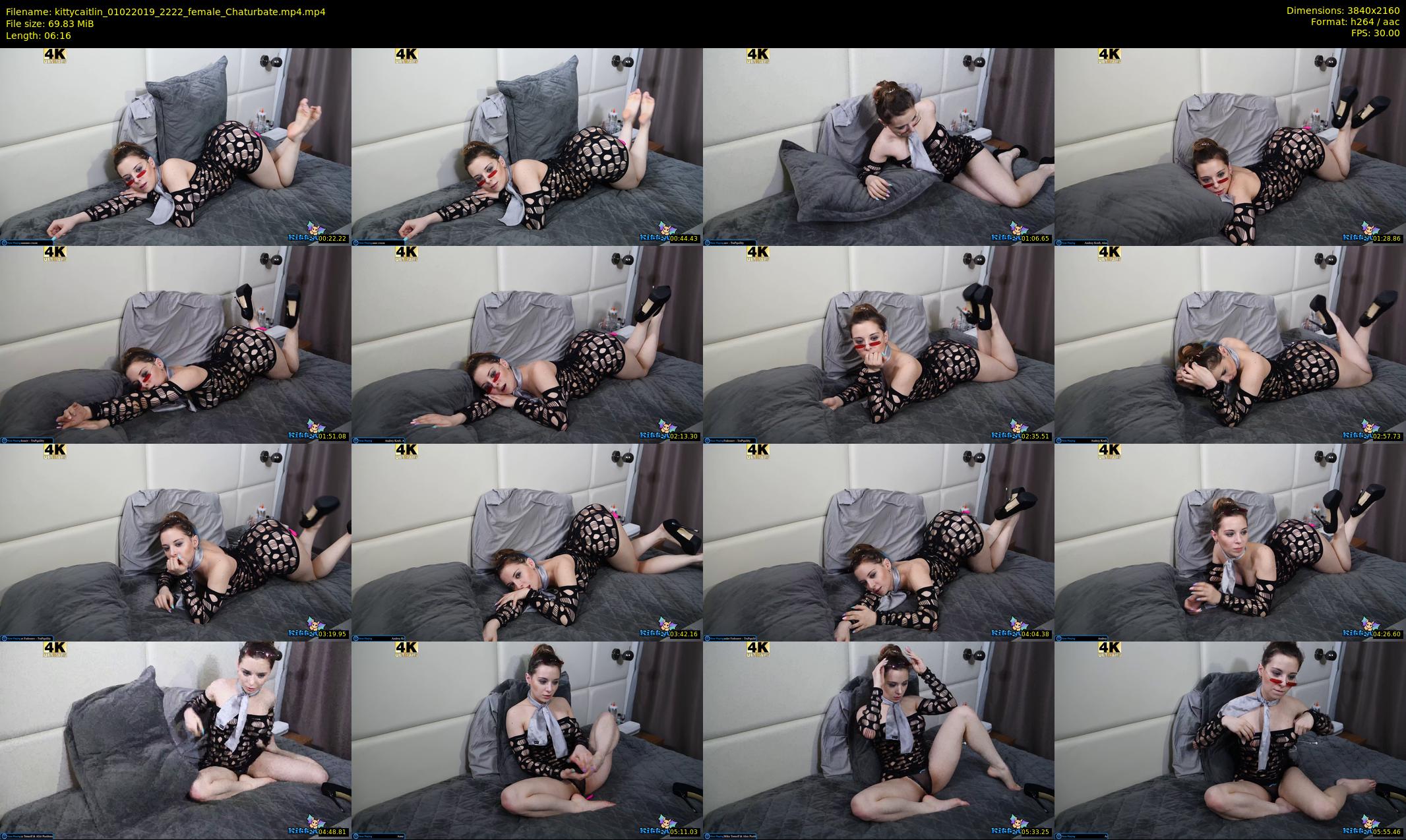 kittycaitlin — 7 minute Chaturbate female cam show recording, 4K, Feb 1, 2019